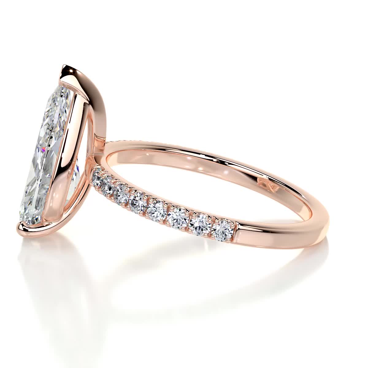 Jenny Diamond Engagement Ring -14K Rose Gold、mySite、hinf8tx79