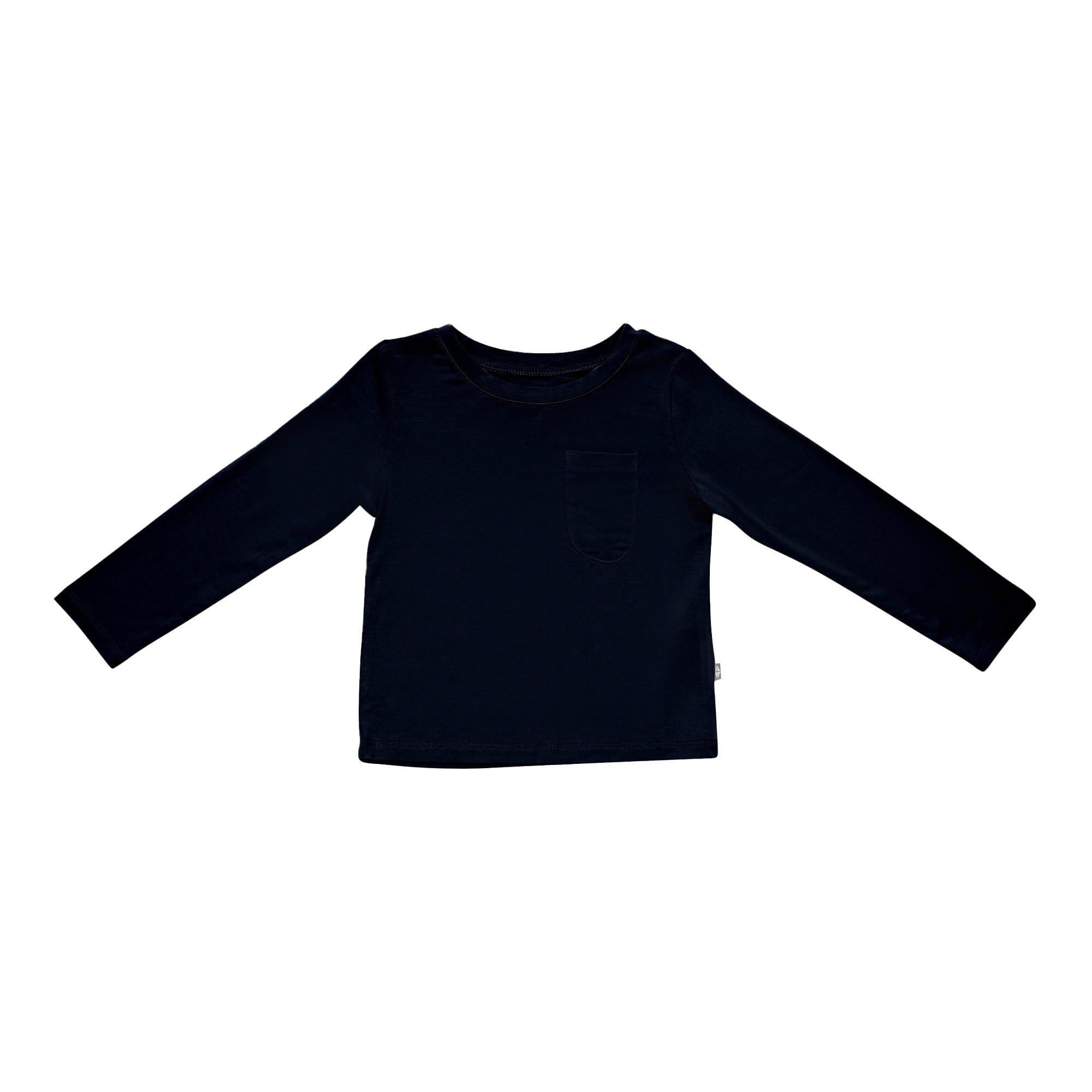  Long Sleeve Toddler Crew Neck Tee in Midnight、mySite、layawaytickets