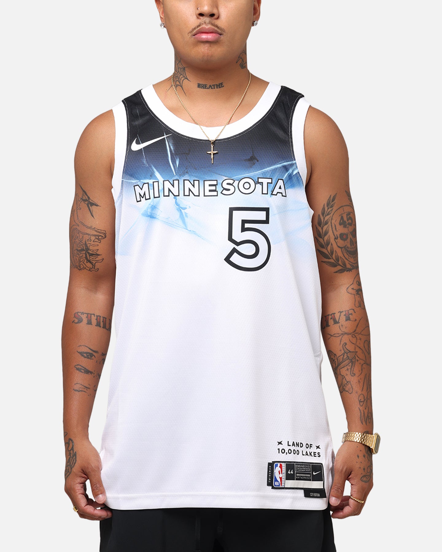 Nike Anthony Edwards Minnesota Timberwolves #5 City Edition 2024/25 Nike Dri-Fit NBA Swingman Jersey White、mySite、zt4zffjzw