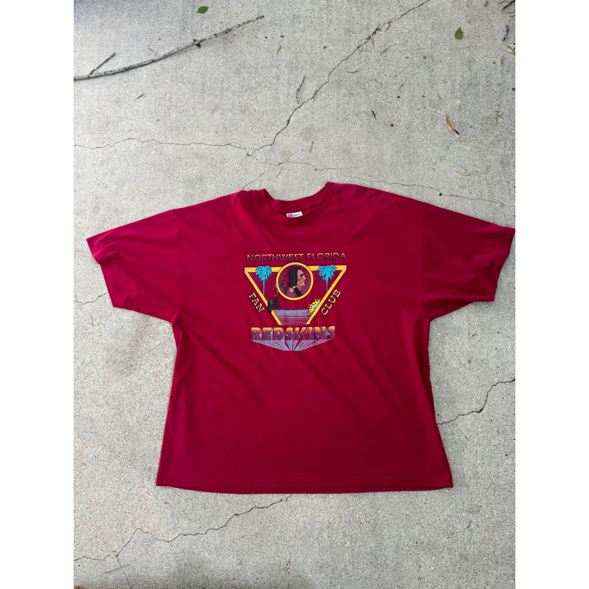 90's NFL Washington Redskins Fan Club Single Stitch Tee T-Shirt XXL、mySite、garagedoors4me