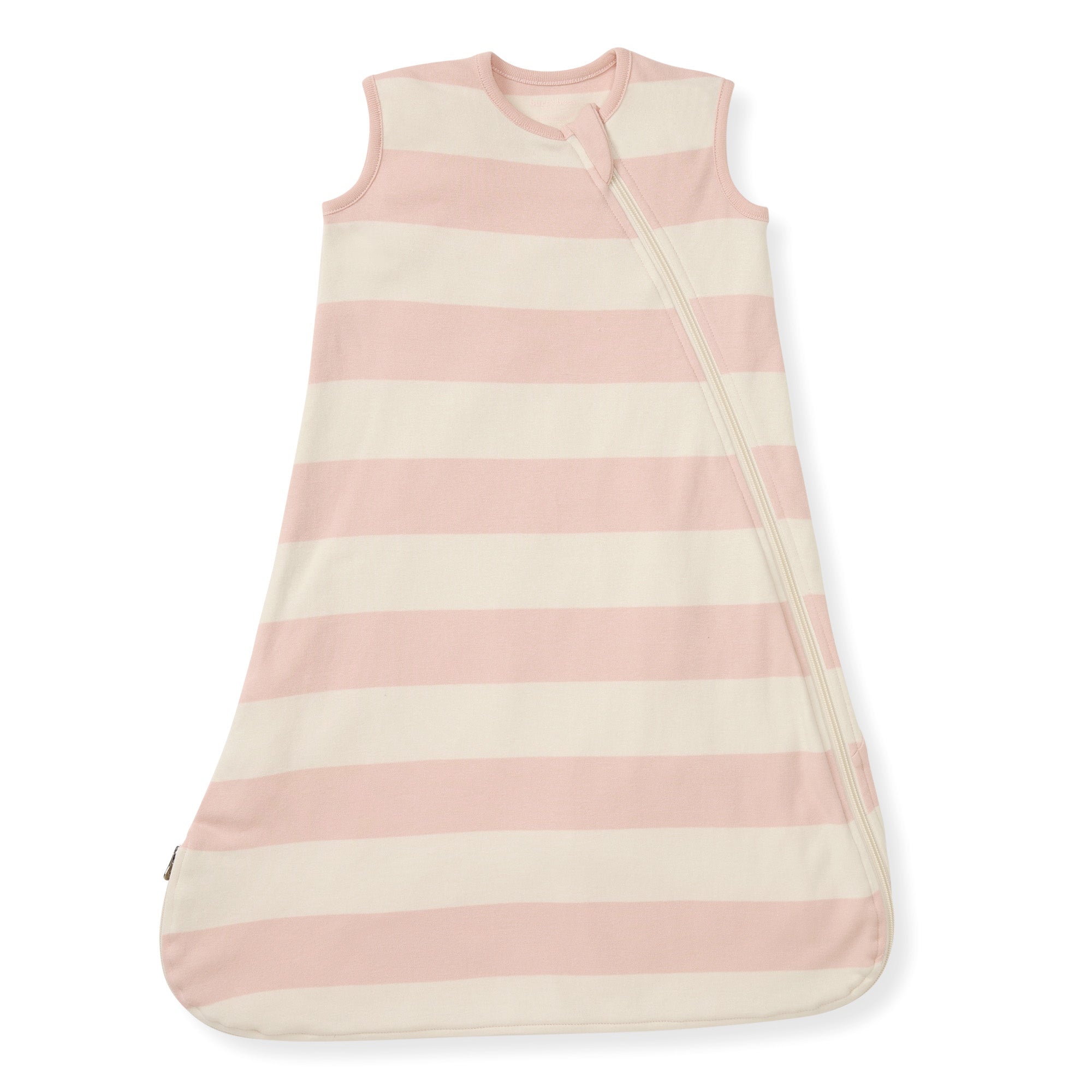 Rugby Stripe Organic Lightweight Beekeeper™ Wearable Baby Blanket - Pink Sand、mySite、g9winljtr