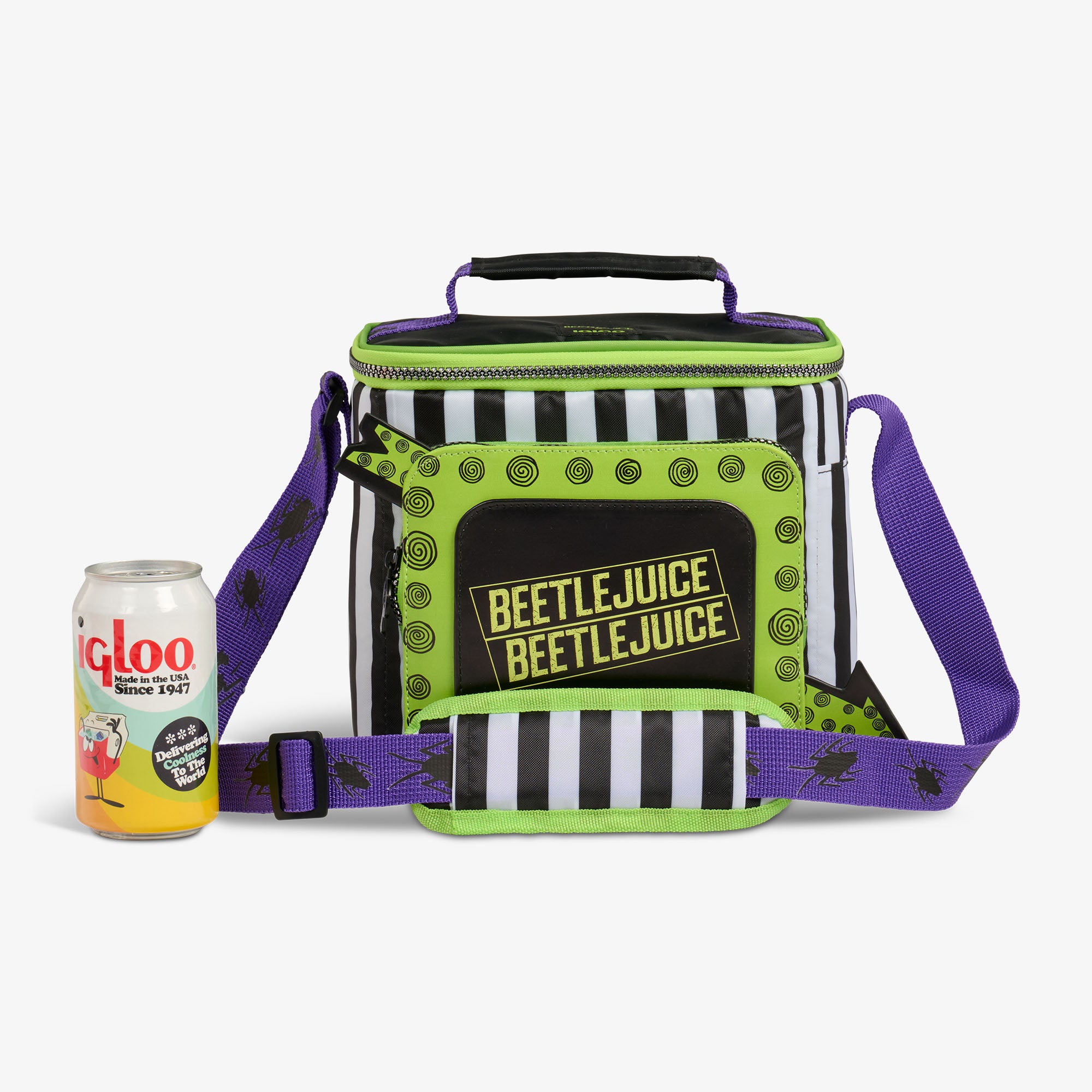 Beetlejuice Beetlejuice™ Square Lunch Cooler Bag、mySite、noshort