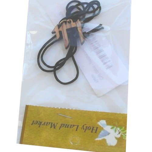  Chai charm - pendant necklace with 60cm Cord. Olive wood made by Laser technology、mySite、elrpsem3k