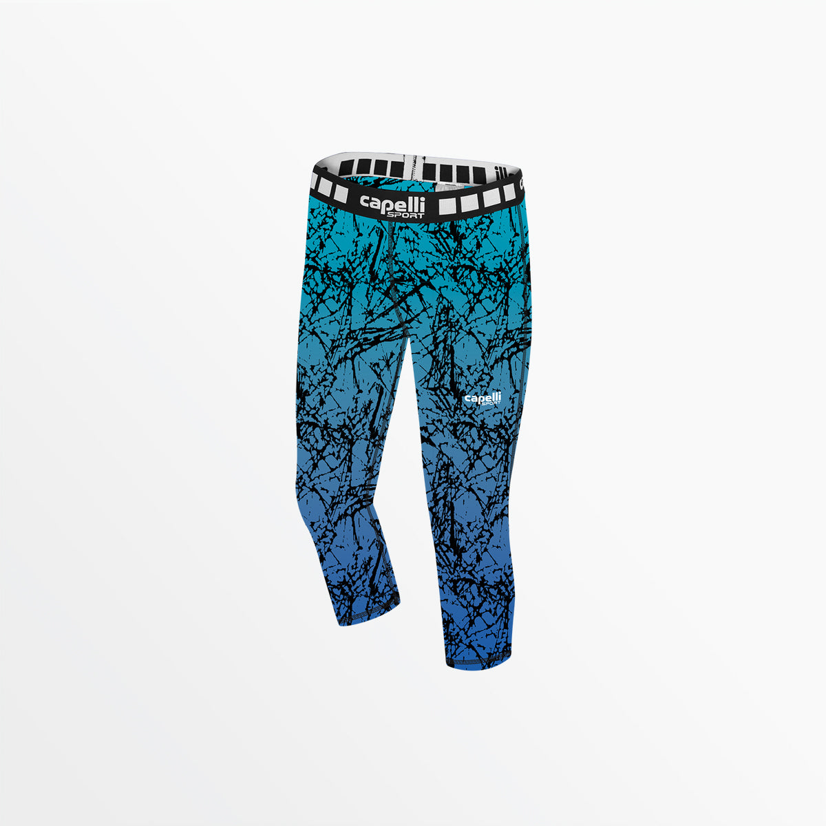 WOMEN'S 3/4 DISTRESSED OMBRE PERFORMANCE TIGHTS、mySite、neckold