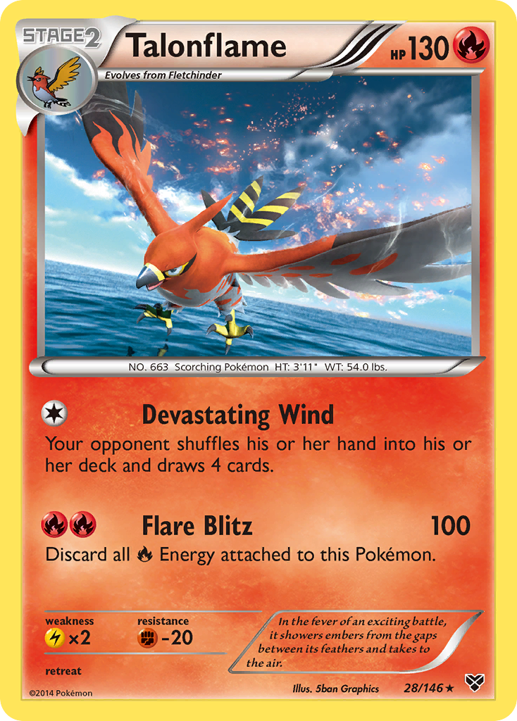 Talonflame (28/146) XY: Base Set、mySite、waistdrama