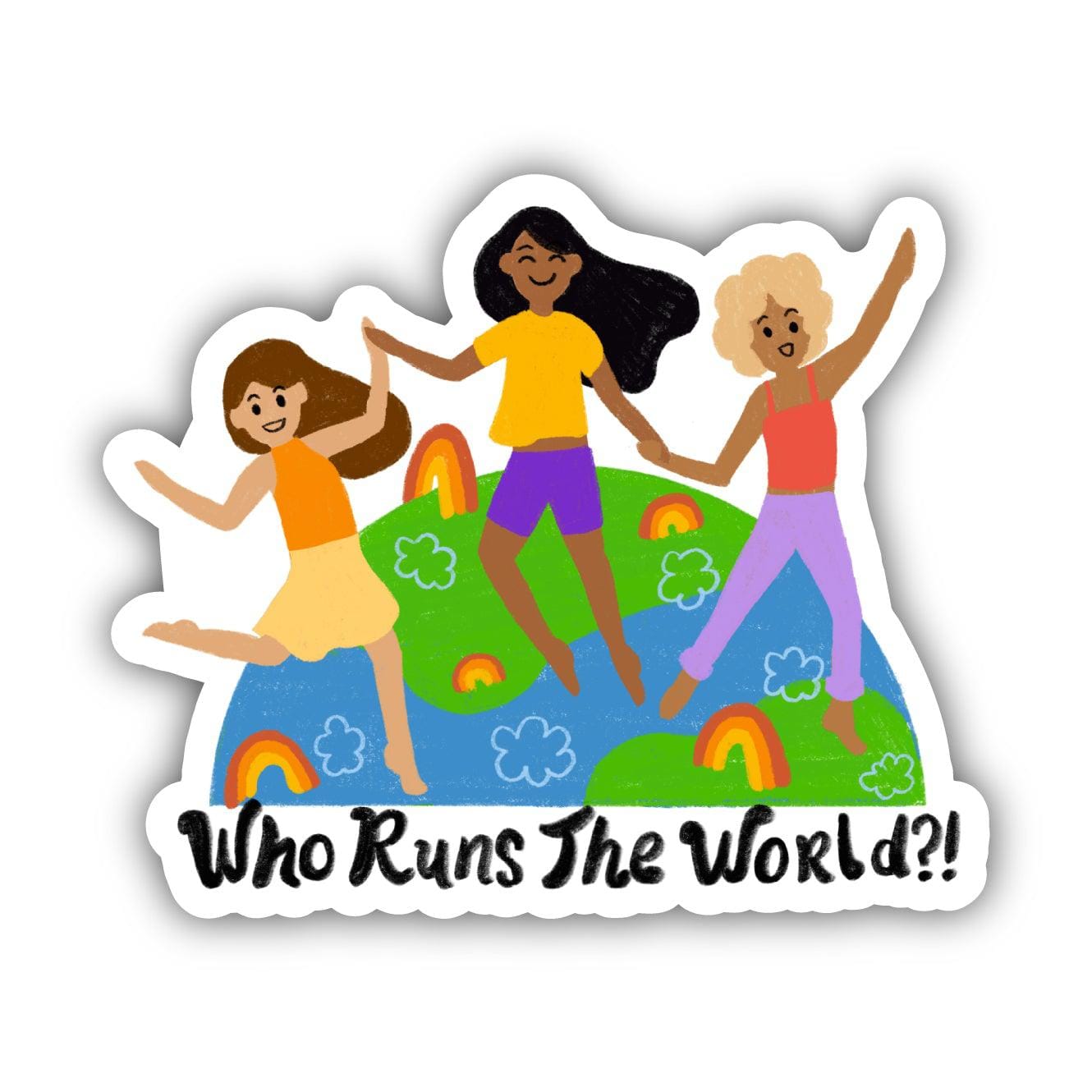 Who Runs The World?! Sticker、mySite、ghnorth