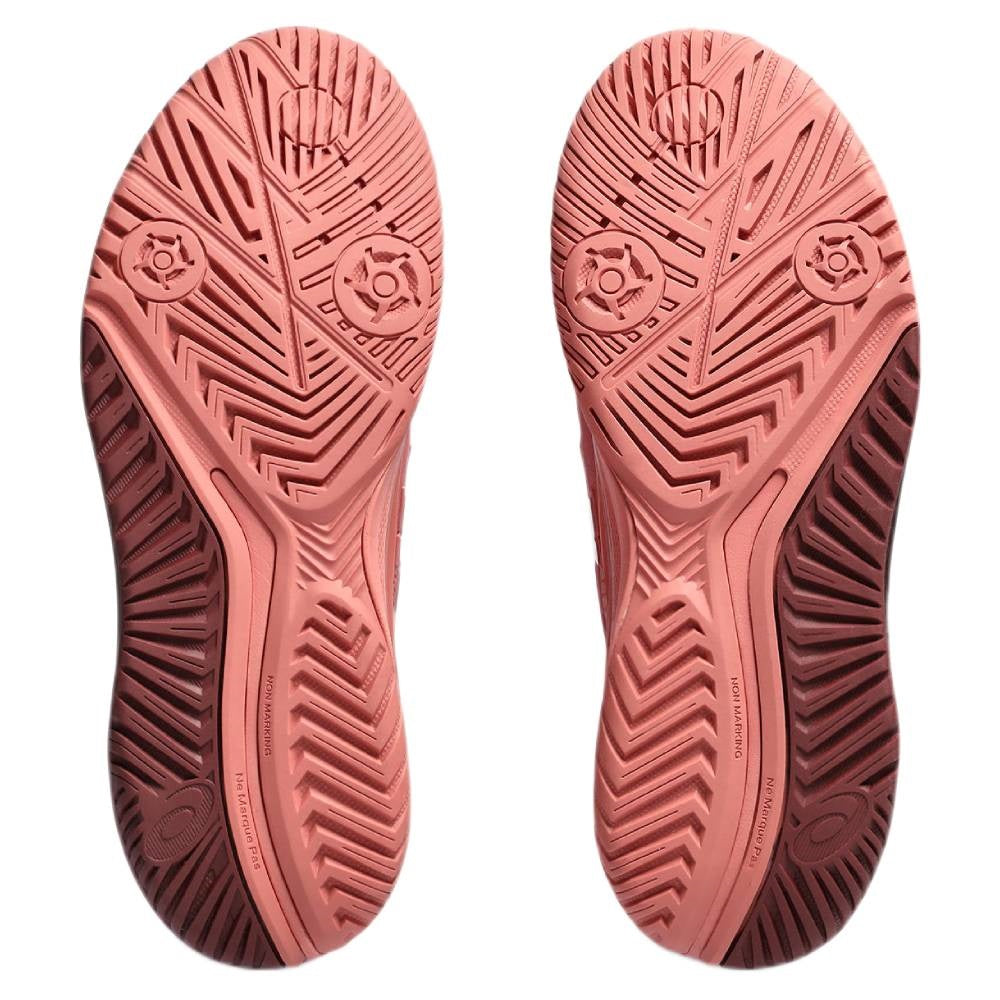 Asics Gel Resolution 9 Women's Tennis Shoe (Light Garnet/White)