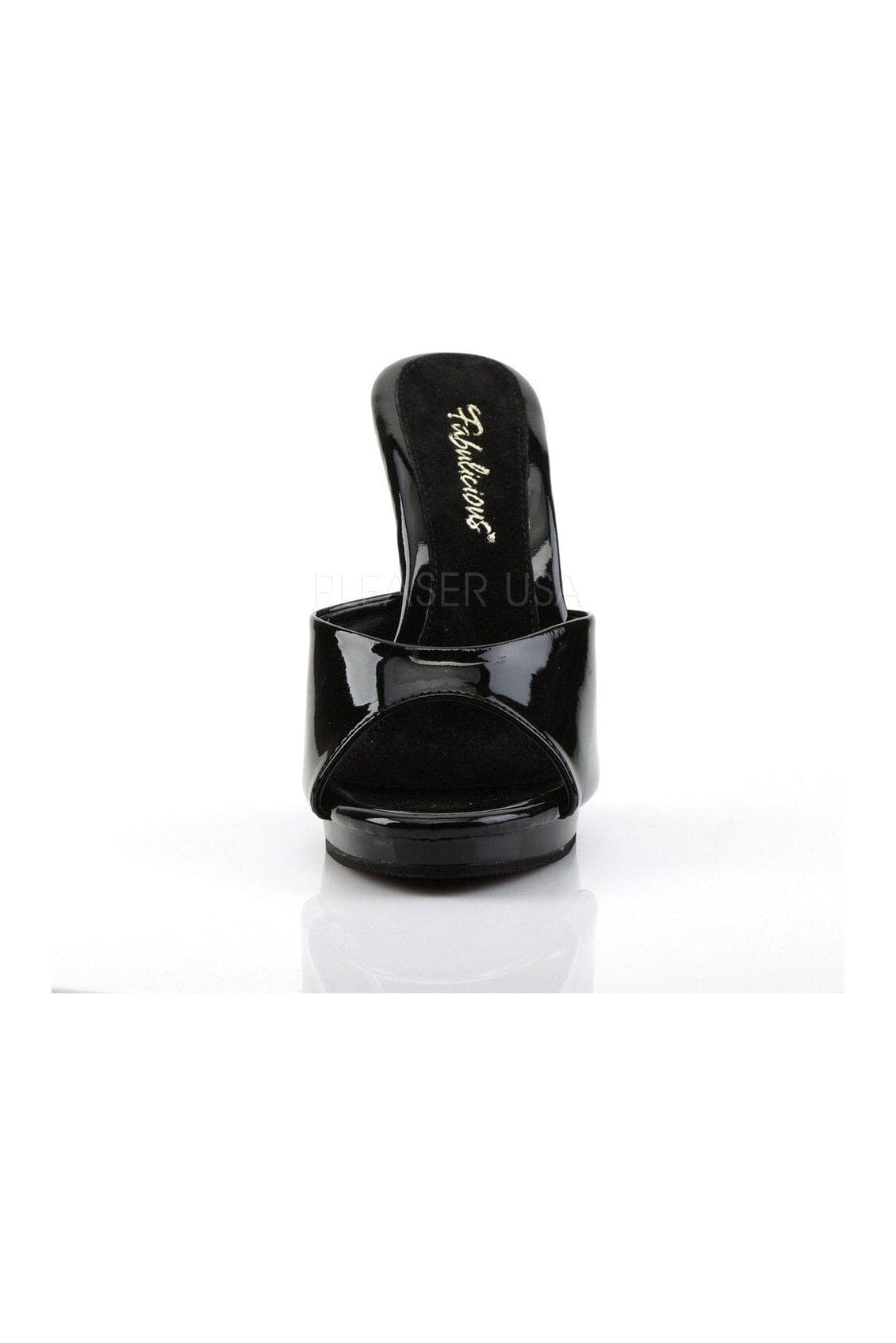 SS-FLAIR-401-2 Platform Slide | Black Patent、mySite、bengalsvssteelers