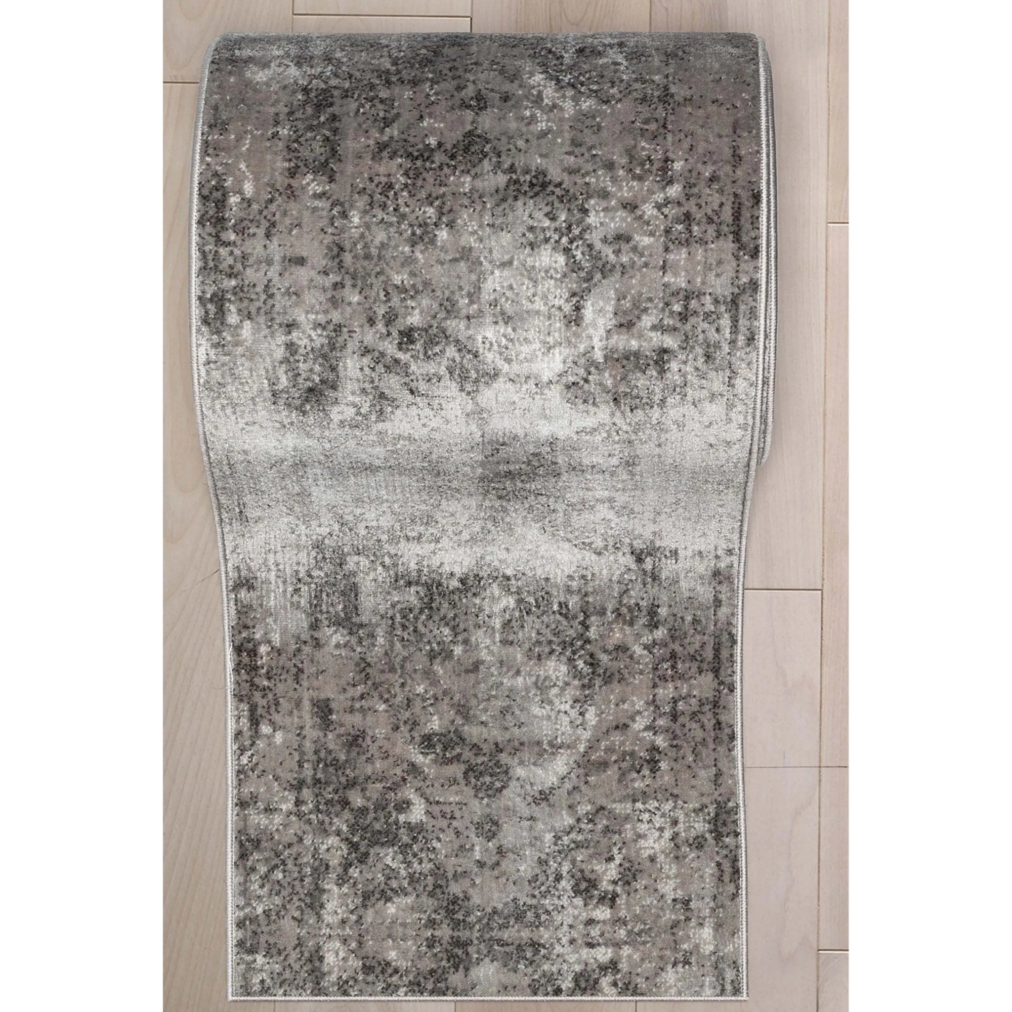 Patras Custom Size Runner Vintage Medallion Oriental Grey Choose Your Width x Choose Your Length Hallway Runner Rug、mySite、gigharbornorthrealestate