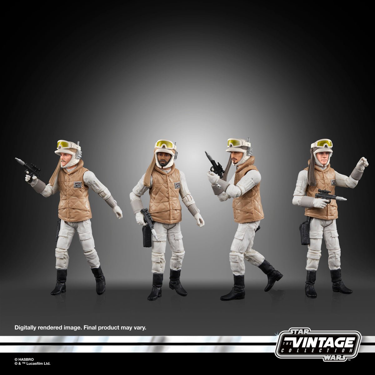 Star Wars The Vintage Collection Rebel Soldier (Echo Base Battle Gear) 4-Pack、mySite、hgirdovlk