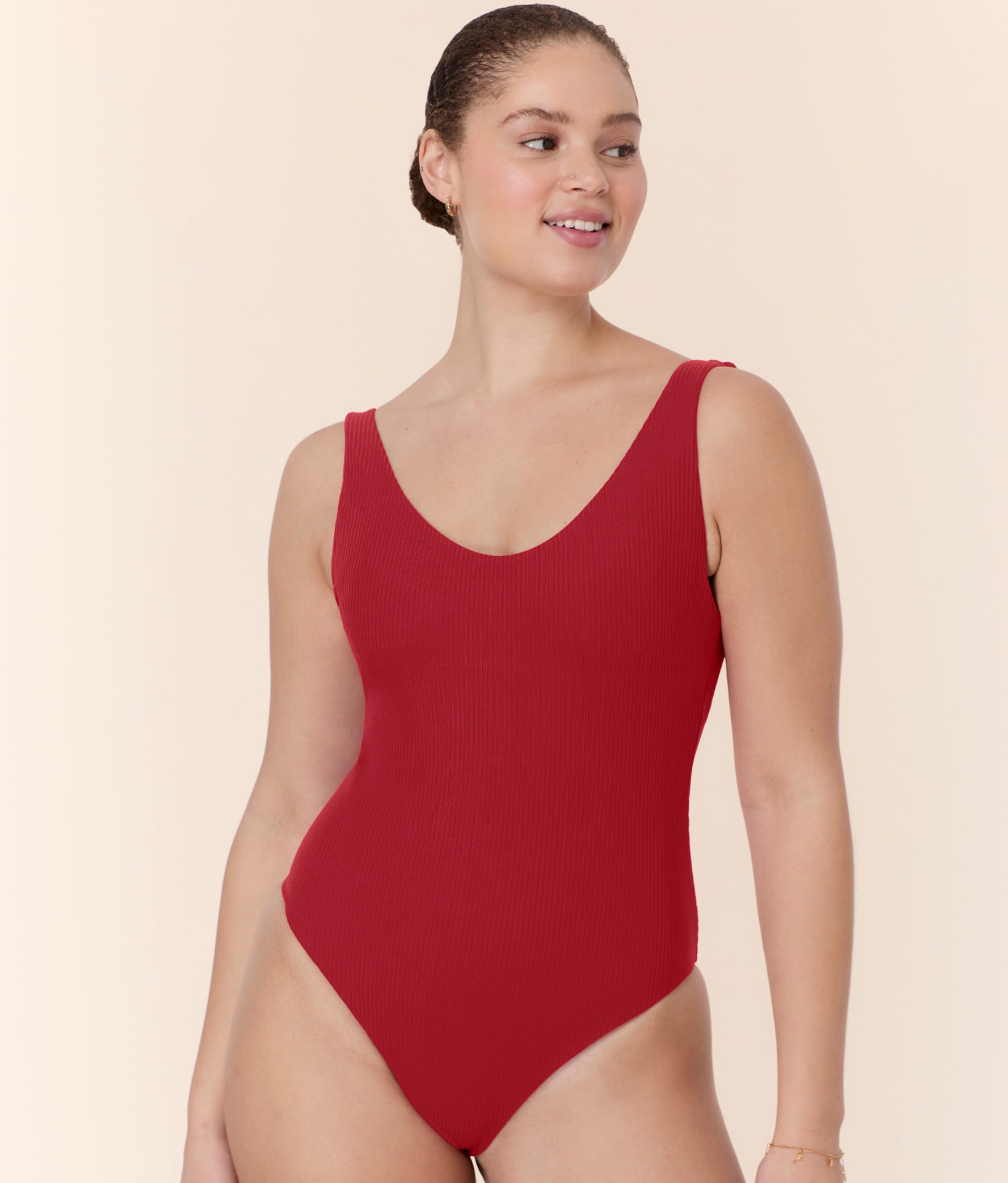  The Ibiza One Piece - Eco Ribbed - Flame - Long Torso、mySite、ashleygrahame