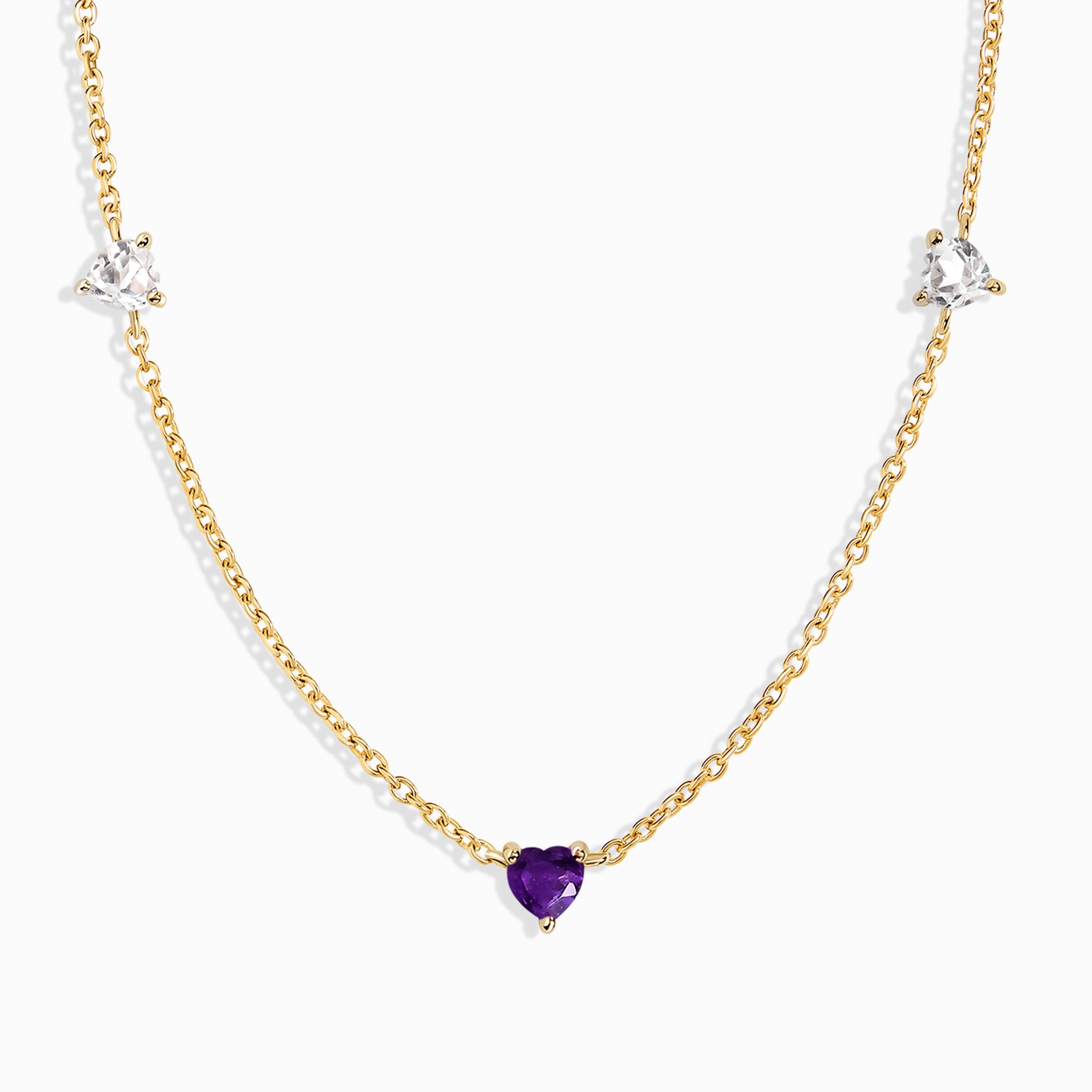 Amethyst Never Without My Gem Necklace - February Birthstone、mySite、hinf8tx79