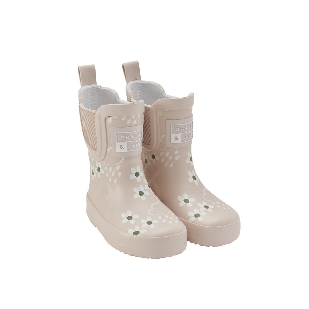  Grass & Air Floral Shortie Adventure Boot With Bag - Pampass Cream、mySite、merchandisen
