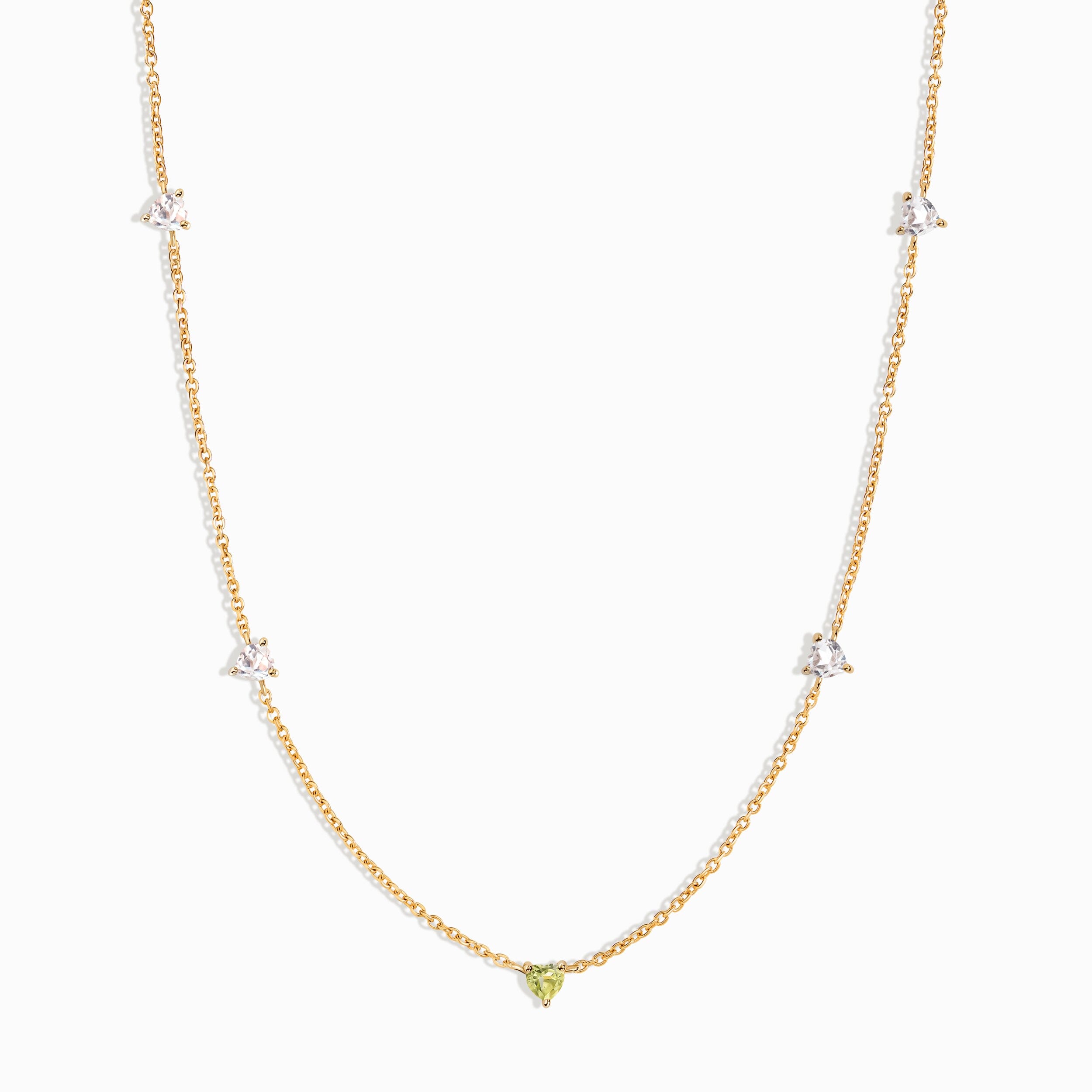 Peridot Never Without My Gem Necklace - August Birthstone、mySite、hinf8tx79