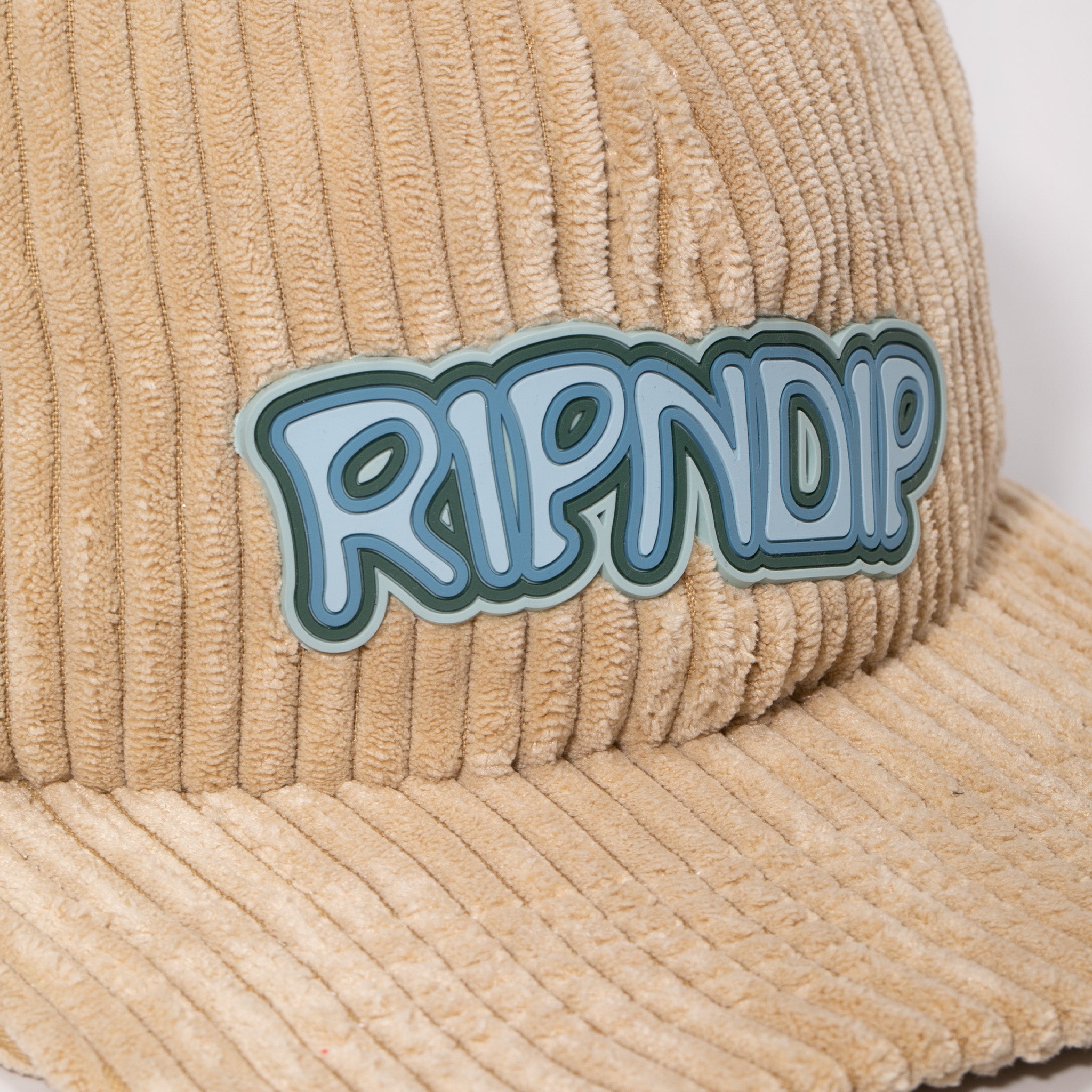  Intertwined 6 Panel Corduroy Strapback (Khaki)、mySite、merchandisen