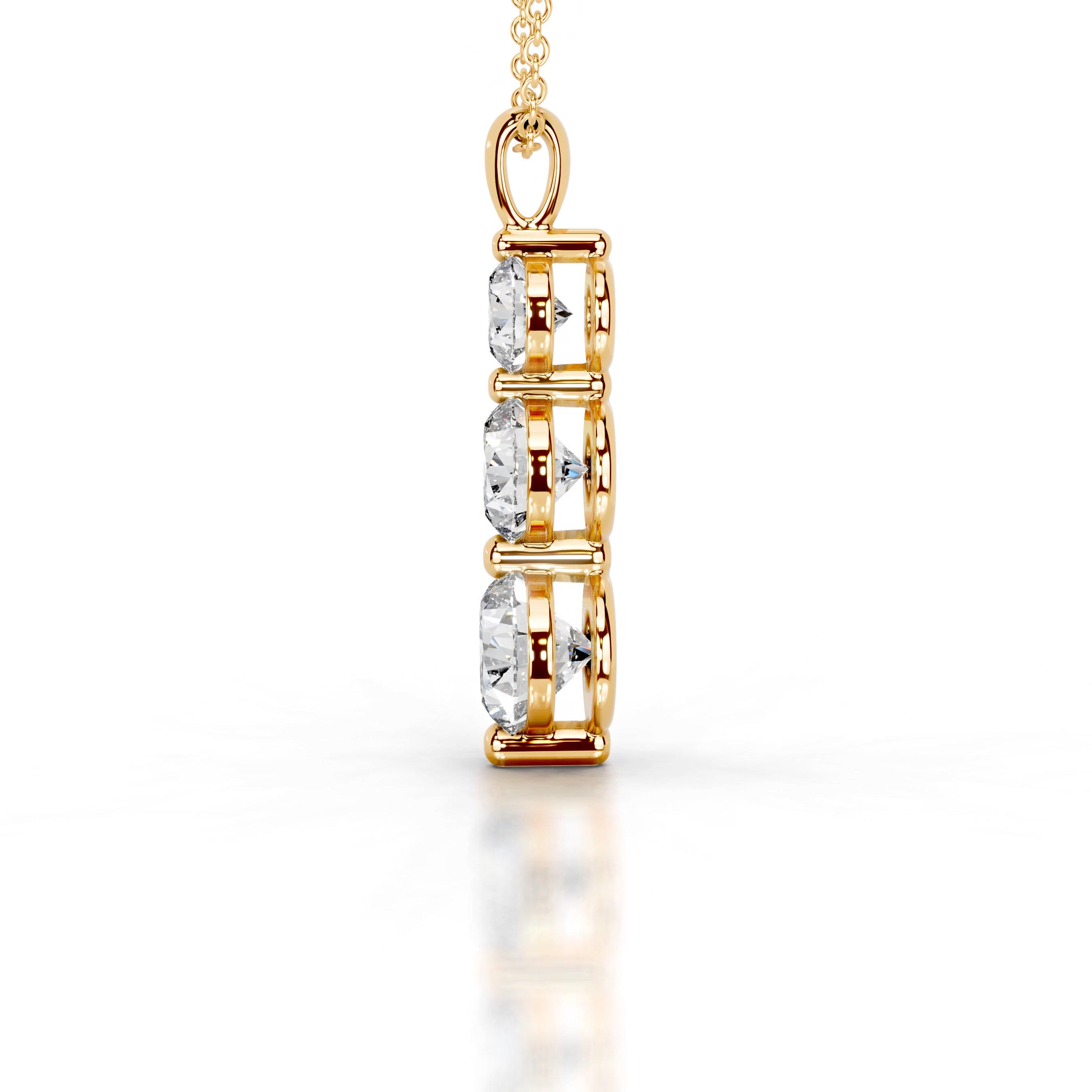 Mekell Diamond Pendant - 18K Yellow Gold、mySite、hinf8tx79