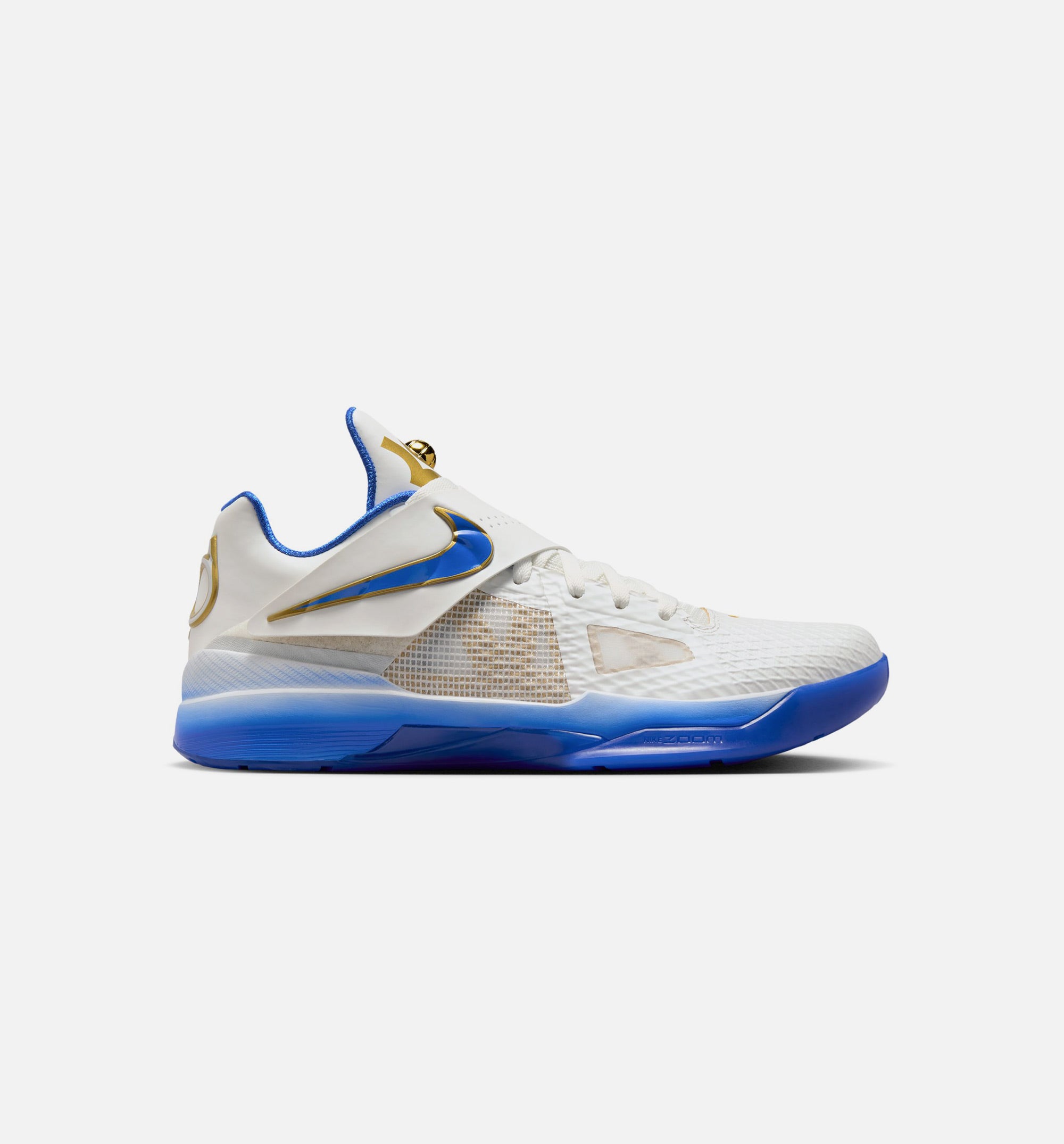 Zoom KD 4 Alternate MVP Mens Lifestyle Shoe - Summit White/Hyper Royal/Metallic Gold、mySite、dreamappss