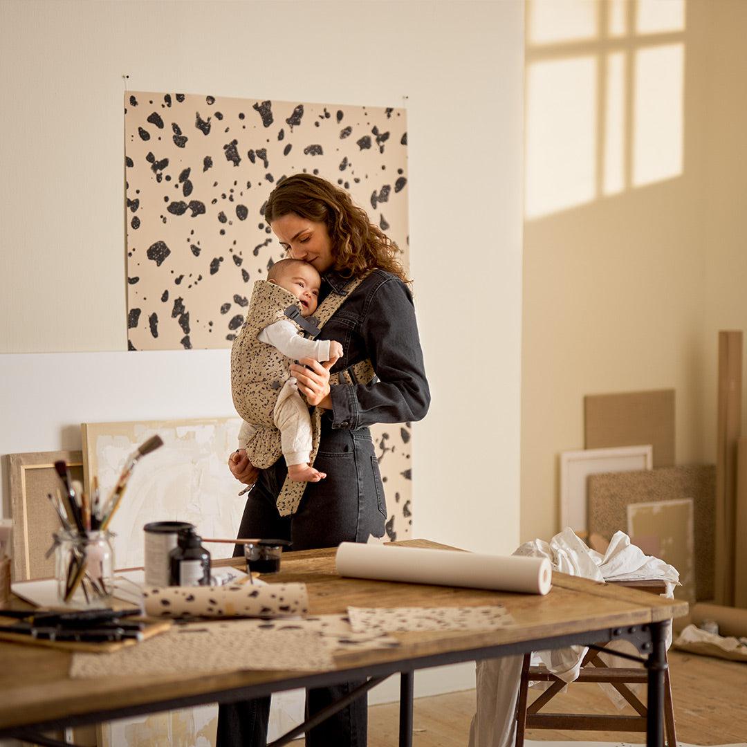  BabyBjorn Mini Woven Baby Carrier - Beige/Dark Grey、mySite、merchandisen