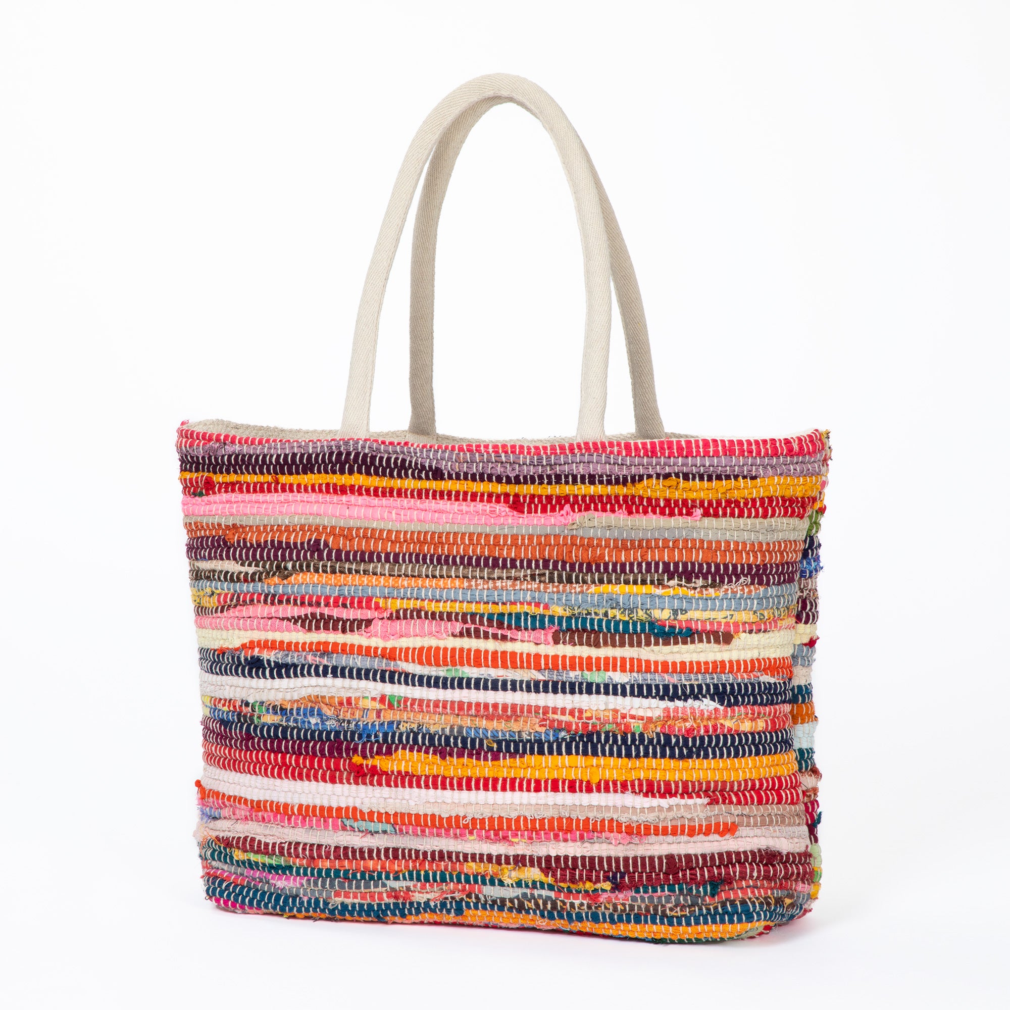 Large Upcycled Cotton Tote Bag、mySite、camillekostekn