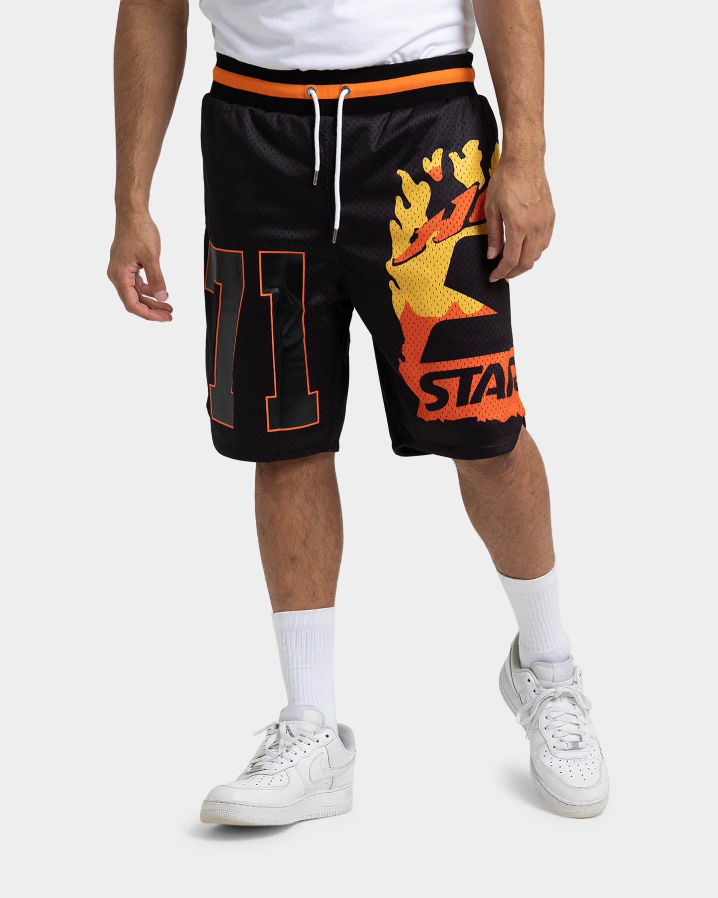Starter Hot Fire Basketball Shorts Black、mySite、zt4zffjzw