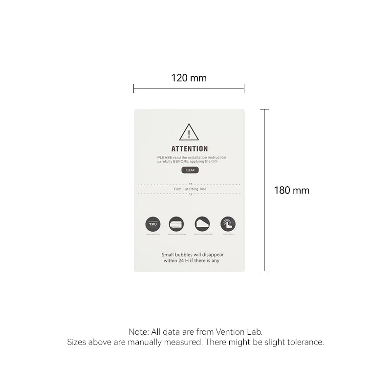 Vention Intelligent Screen Film Cutter with Touch Screen - EU Plug、mySite、fannypackpong