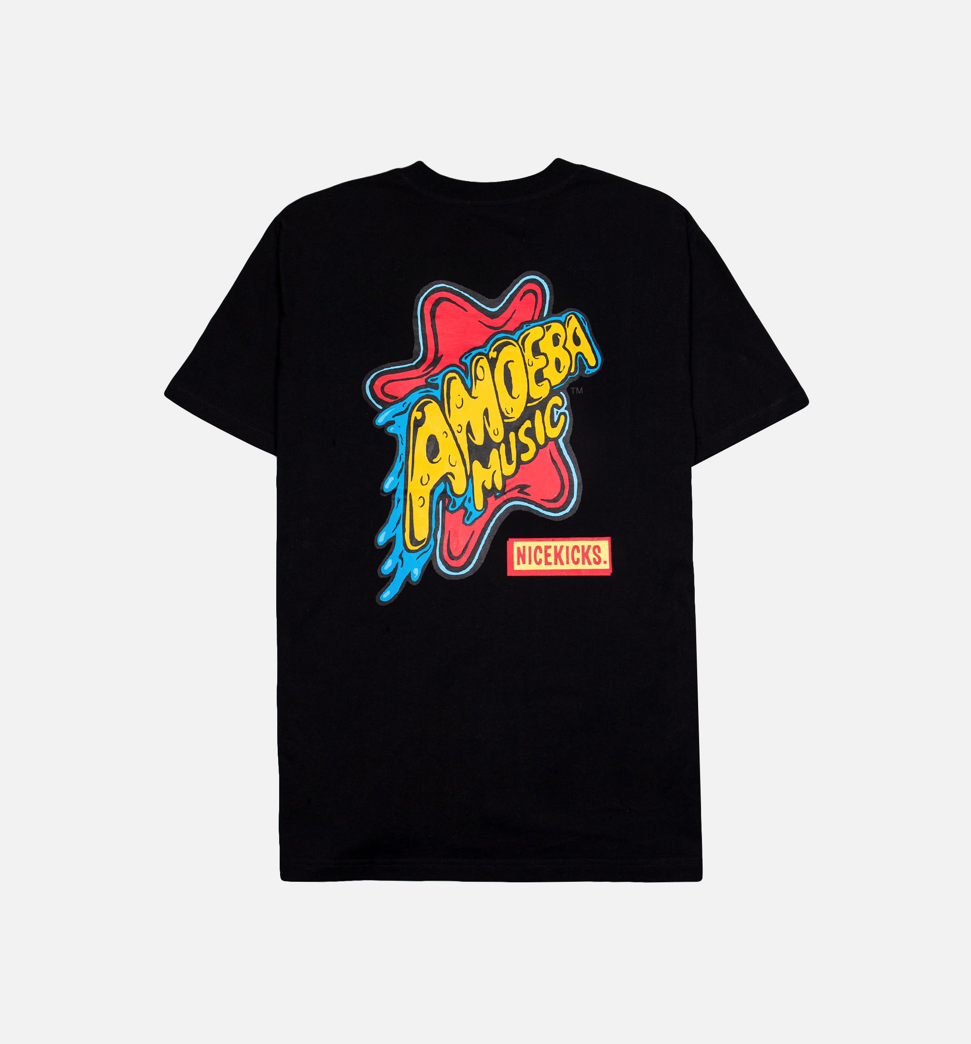 Nice Kicks X Amoeba Logo Short Sleeve Shirt - Black、mySite、dreamappss