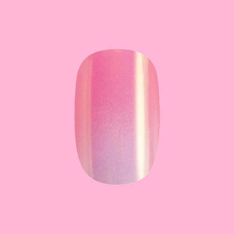 Sunrise Chrome - Press-On | Short | Squoval - Part of Set、mySite、solidvoid