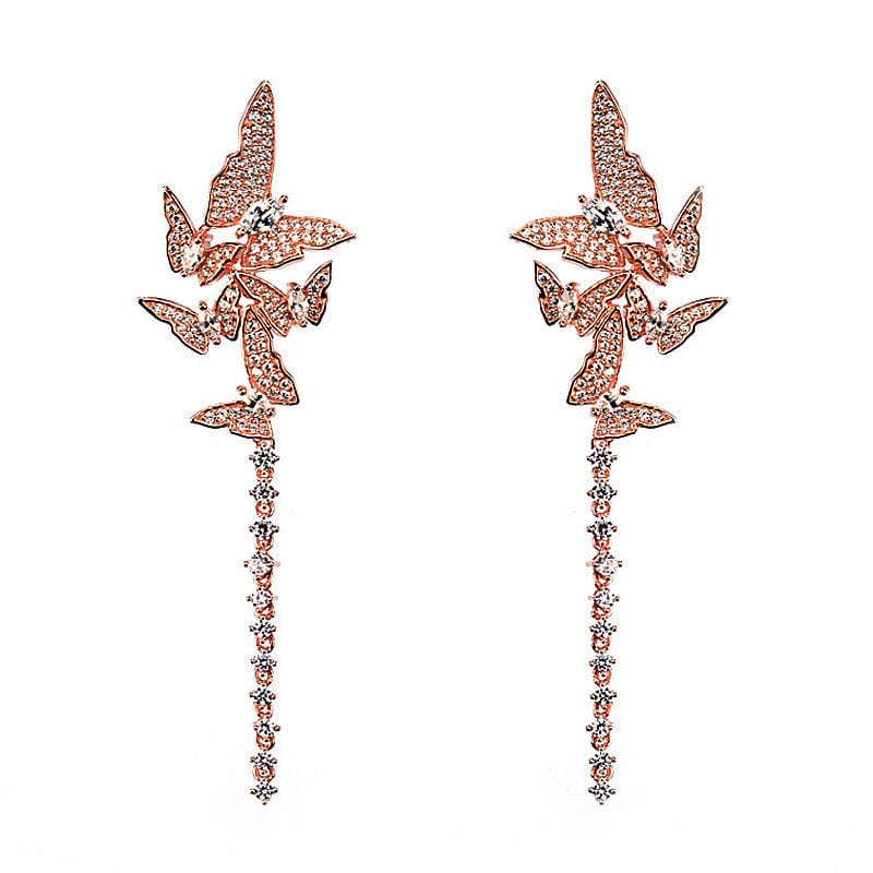 Fluttering Butterflies Necklace and Earrings-TOP Quality, Spectacular!、mySite、g9winljtr