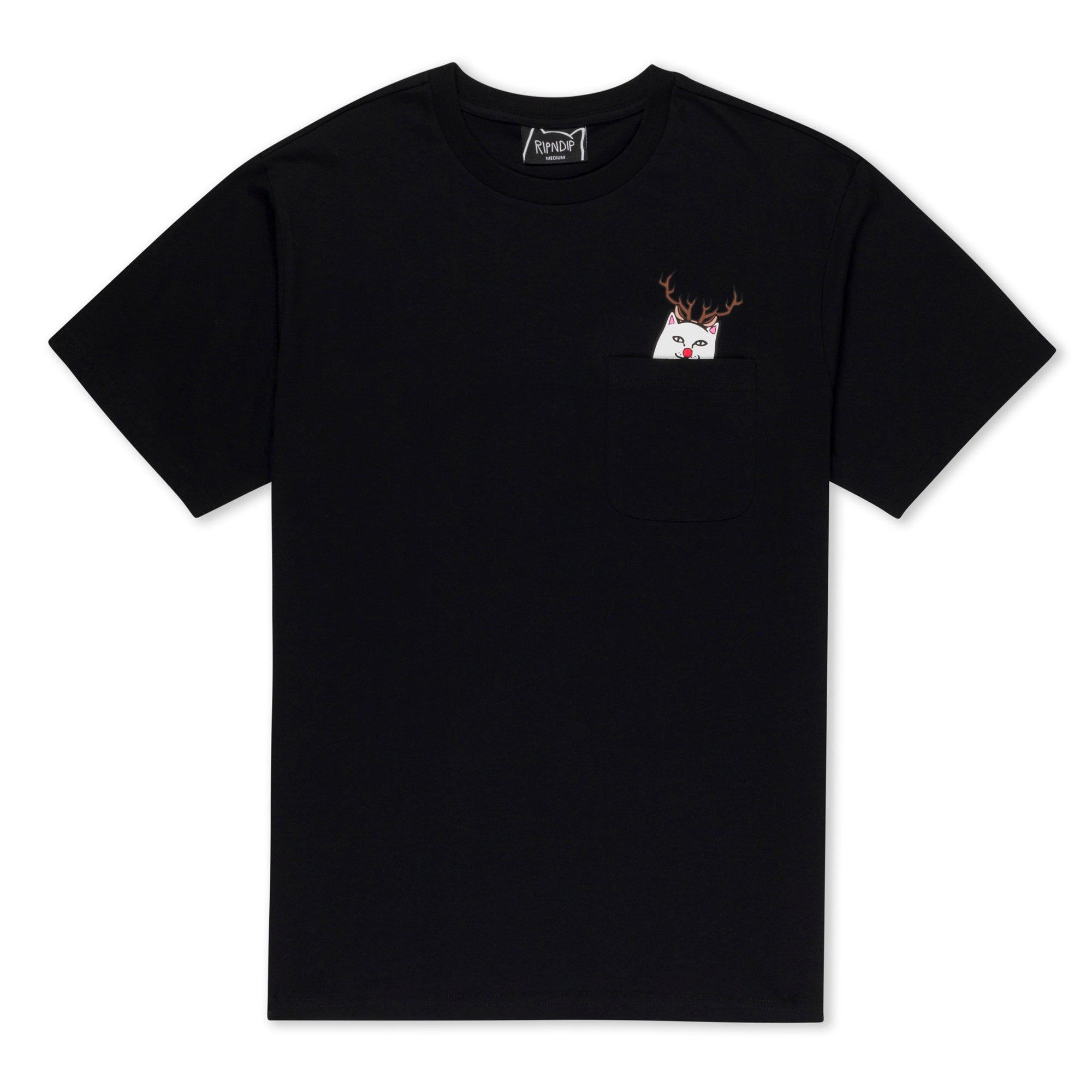  Lord Red Nose Pocket Tee (Black)、mySite、merchandisen