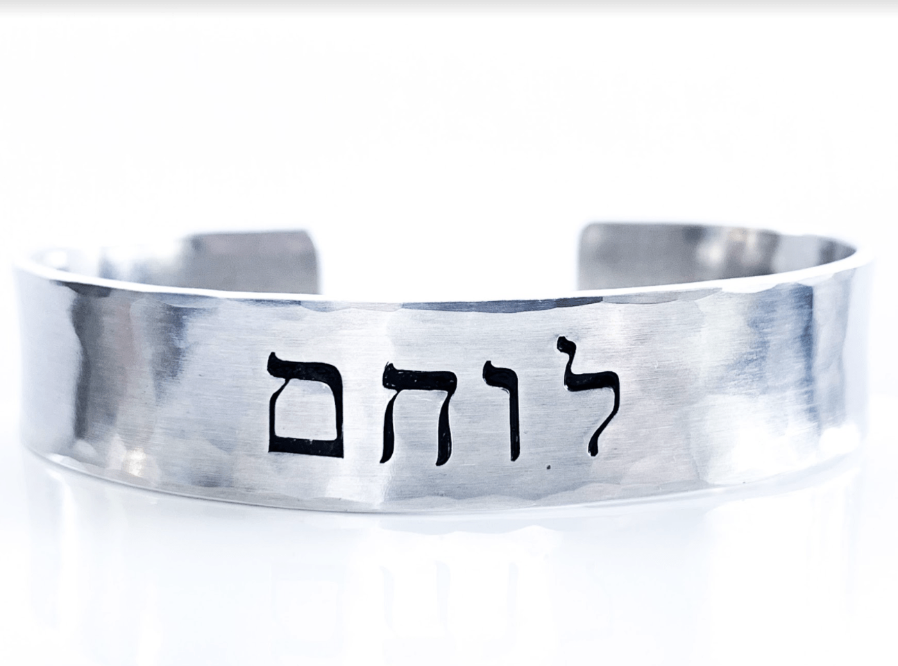 Thick Hammered Warrior Cuff - Aluminum、mySite、topwebapps