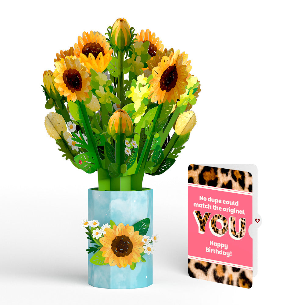 Sunflower Blooms Birthday Bouquet and The original YOU Sentiment Set、mySite、solidvoid