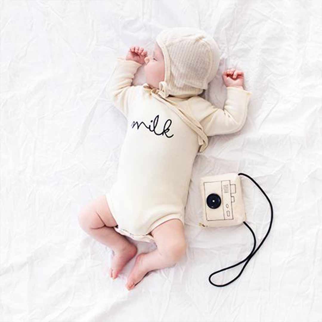  Organic Zoo Milk Bodysuit - Natural、mySite、merchandisen