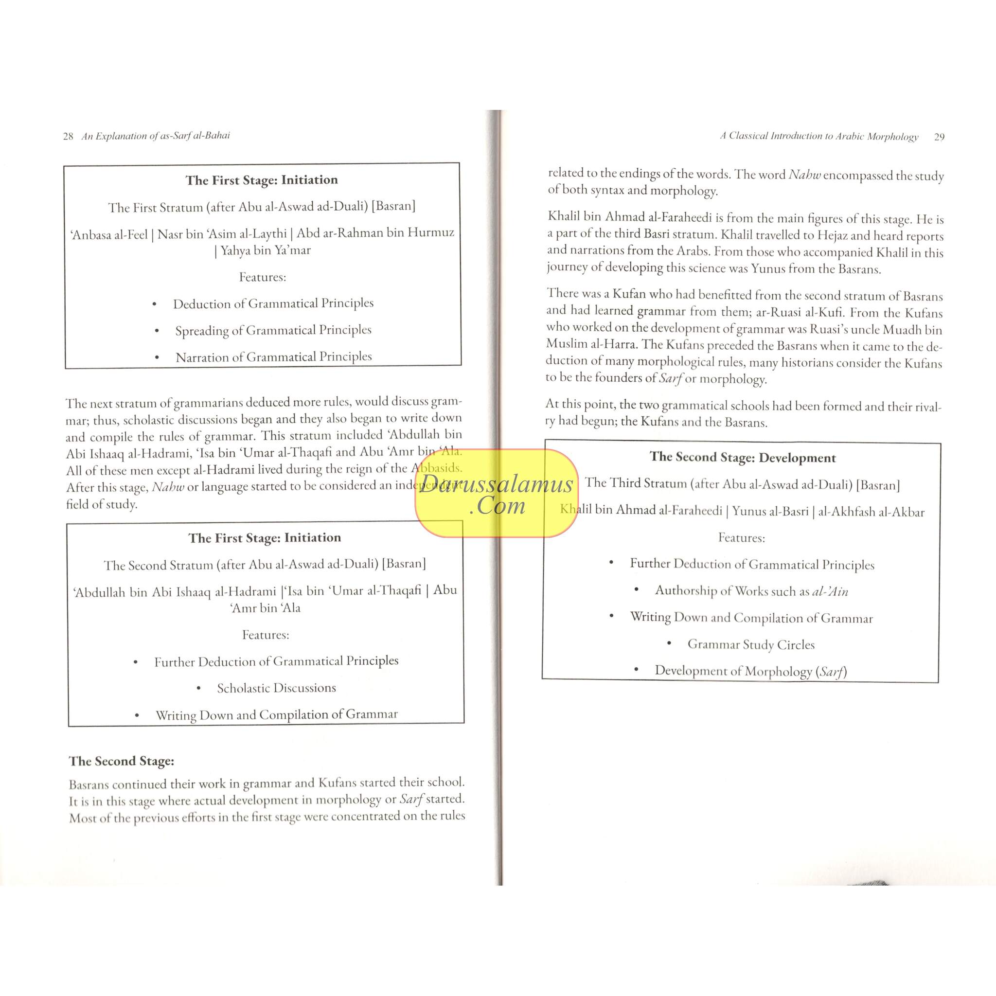 An Explanation of as-Sarf al-Bahai by Ibrahim Farooqi、mySite、topwebapps