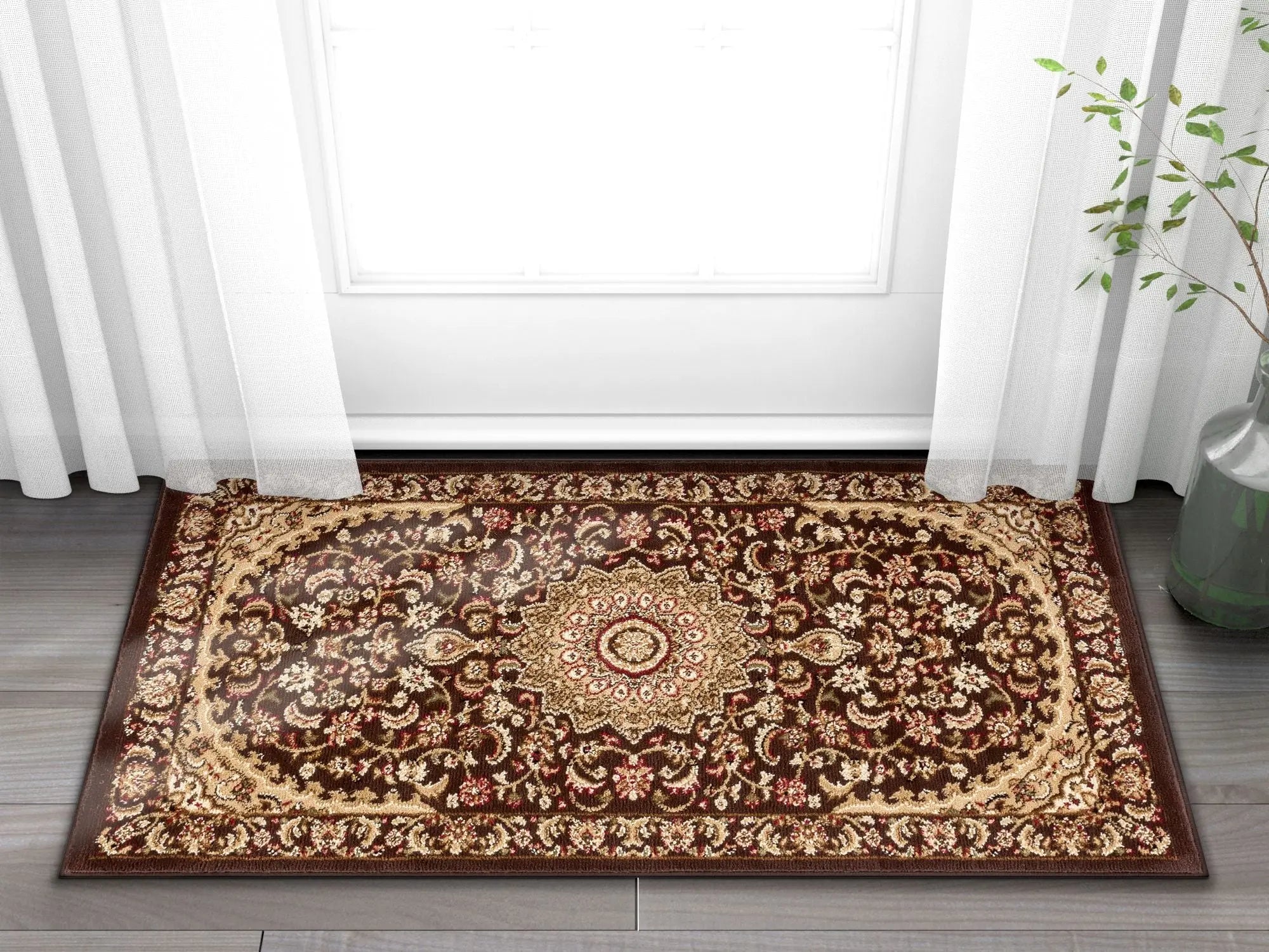 Aviva Brown Traditional Rug、mySite、gigharbornorthrealestate