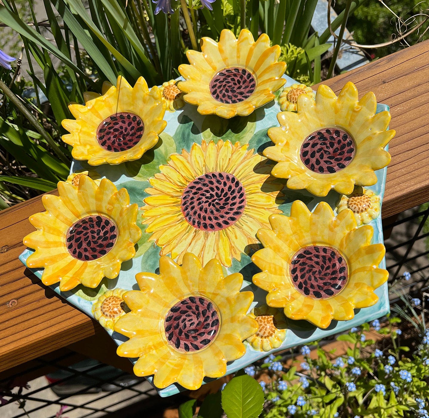 Sunflowers Seder Plate Set by Liz Lauter、mySite、topwebapps