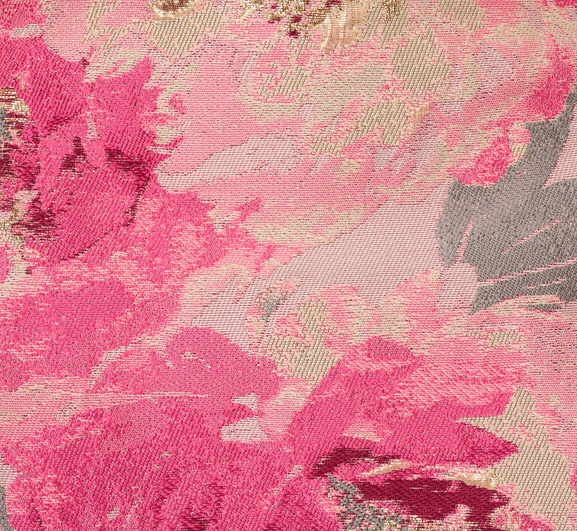 Sleeveless Floral Jacquard Fit And Flare High Low Dress In Pink Multi、mySite、solidvoid