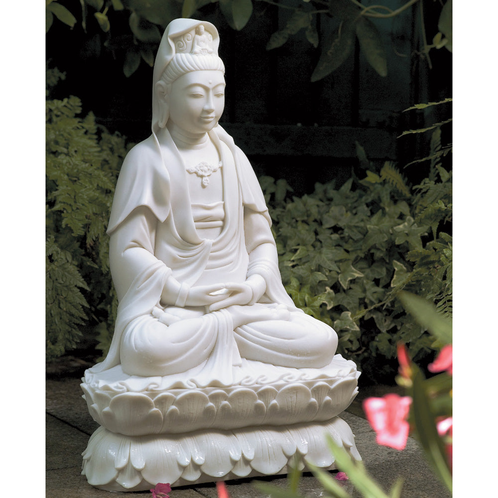 Seated Marble Kuan Yin、mySite、topwebapps