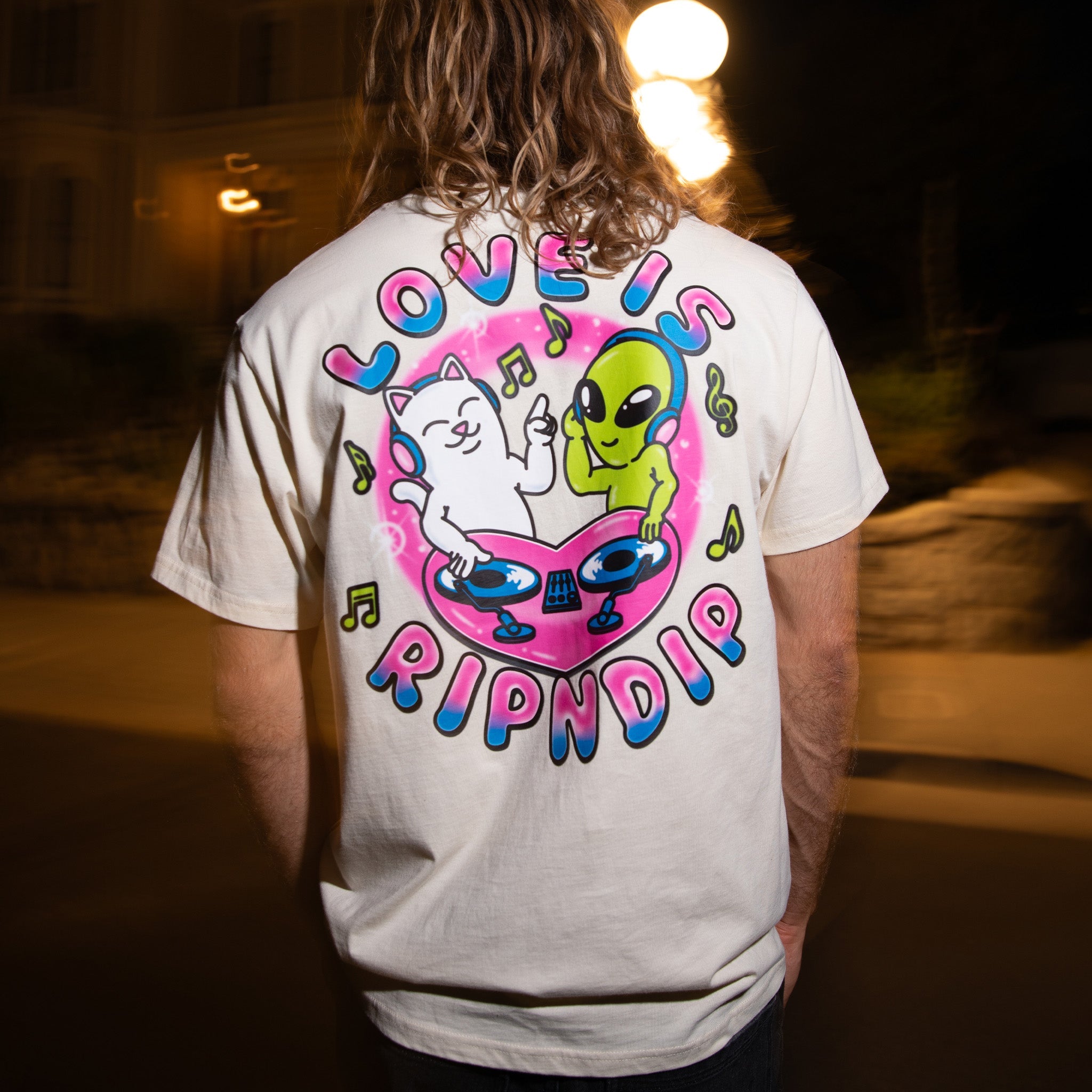  Love Is Ripndip Tee (Natural)、mySite、merchandisen