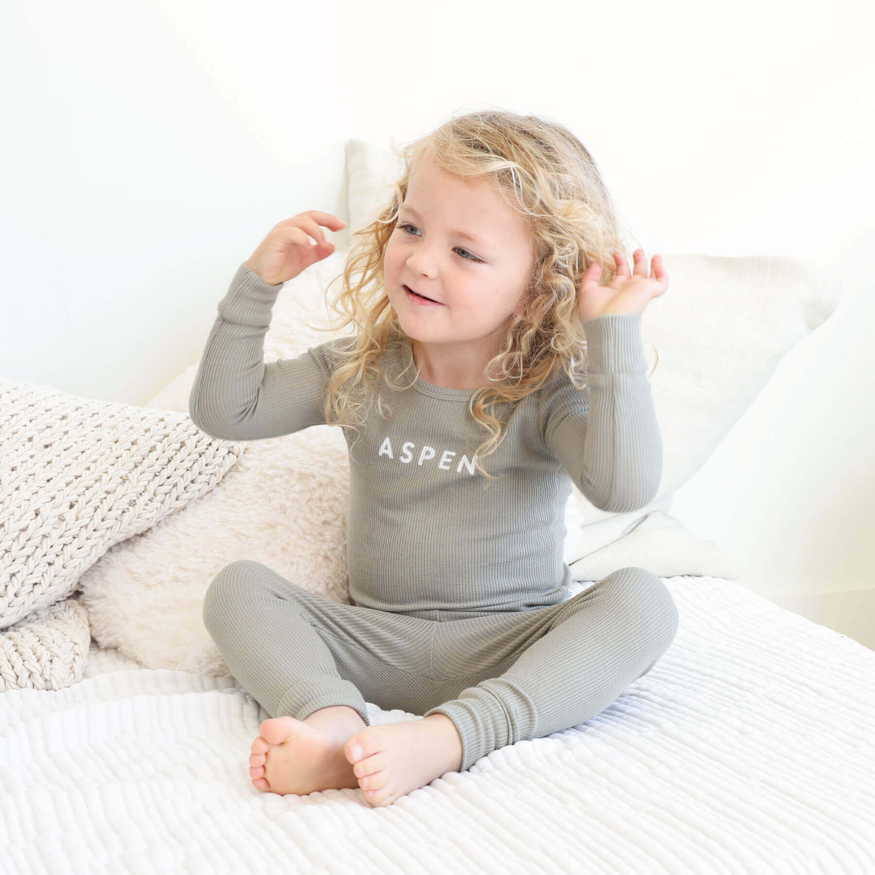  Bamboo Waffle Personalized Two Piece Pajama Sets、mySite、layawaytickets