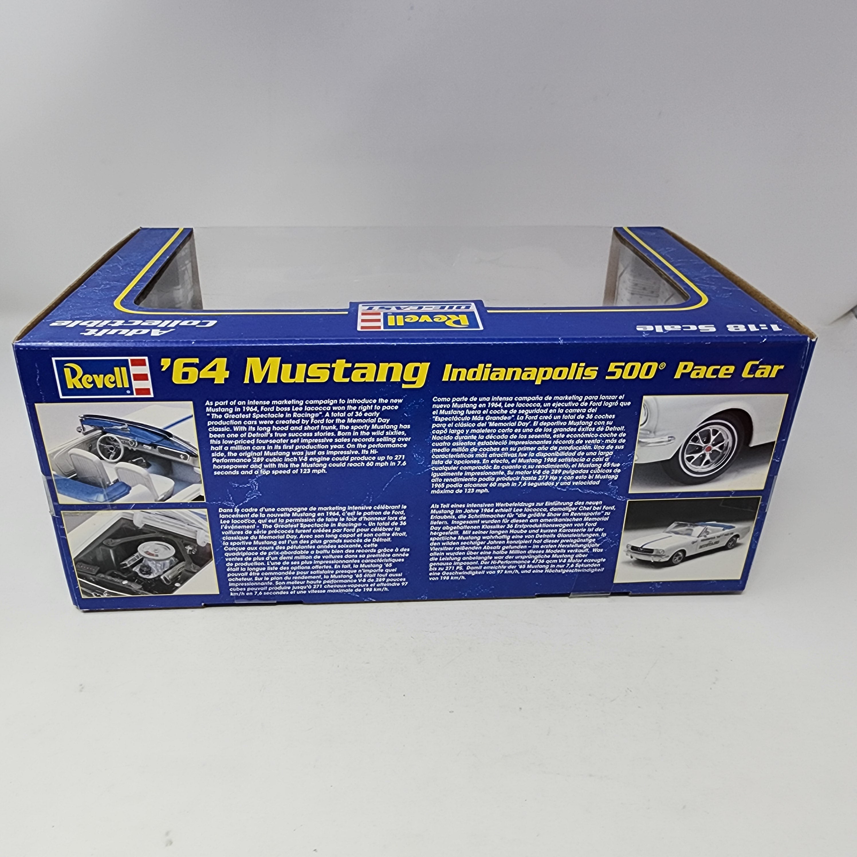 '64 Ford Mustang Indianapolis 500 Pace Car * Revell 1/18 Scale、mySite、hgirdovlk