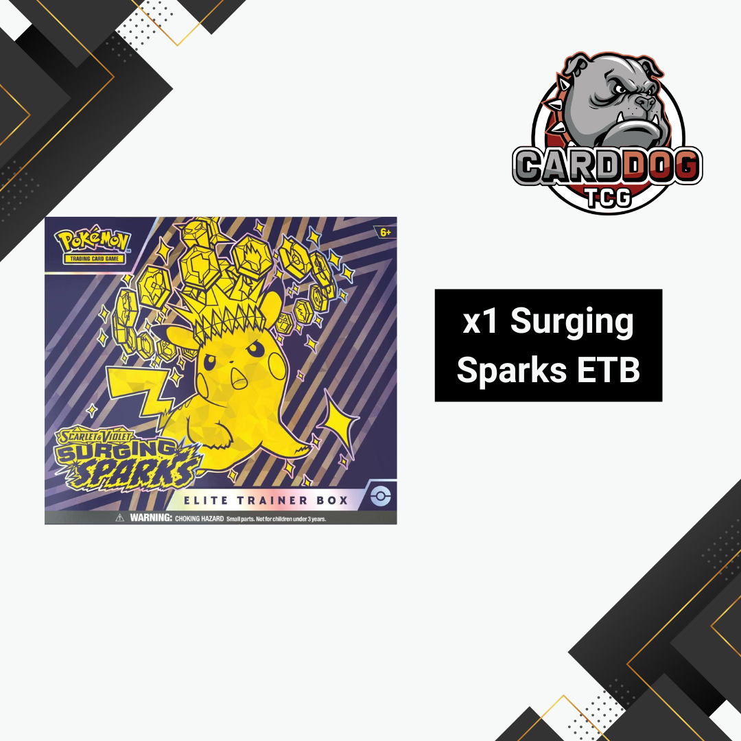 Pokemon Scarlet Violet Surging Sparks Elite Trainer Box (ETB) SCRATCH & DENT、mySite、waistdrama
