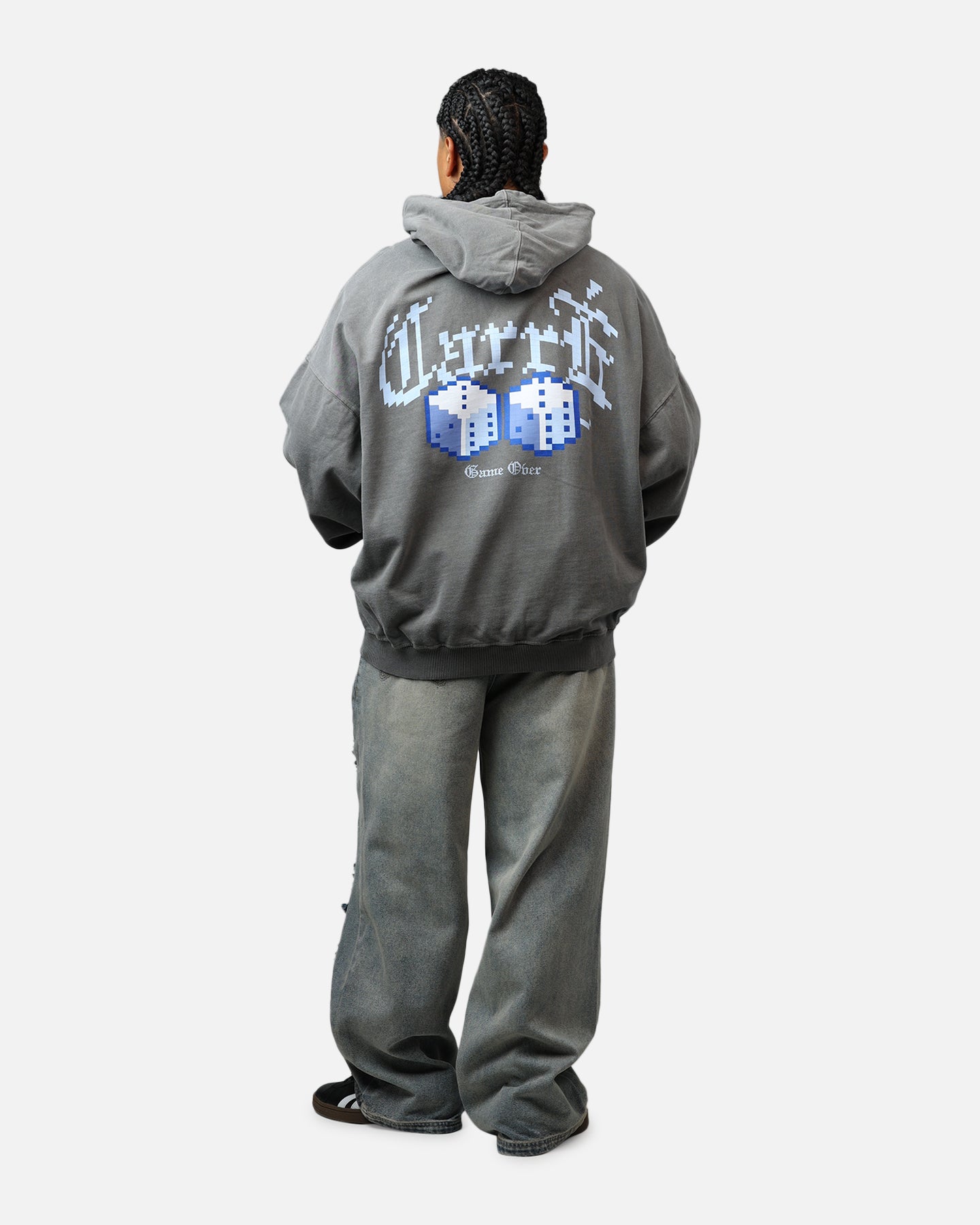 Carre Game Over Hoodie Washed Charcoal、mySite、zt4zffjzw