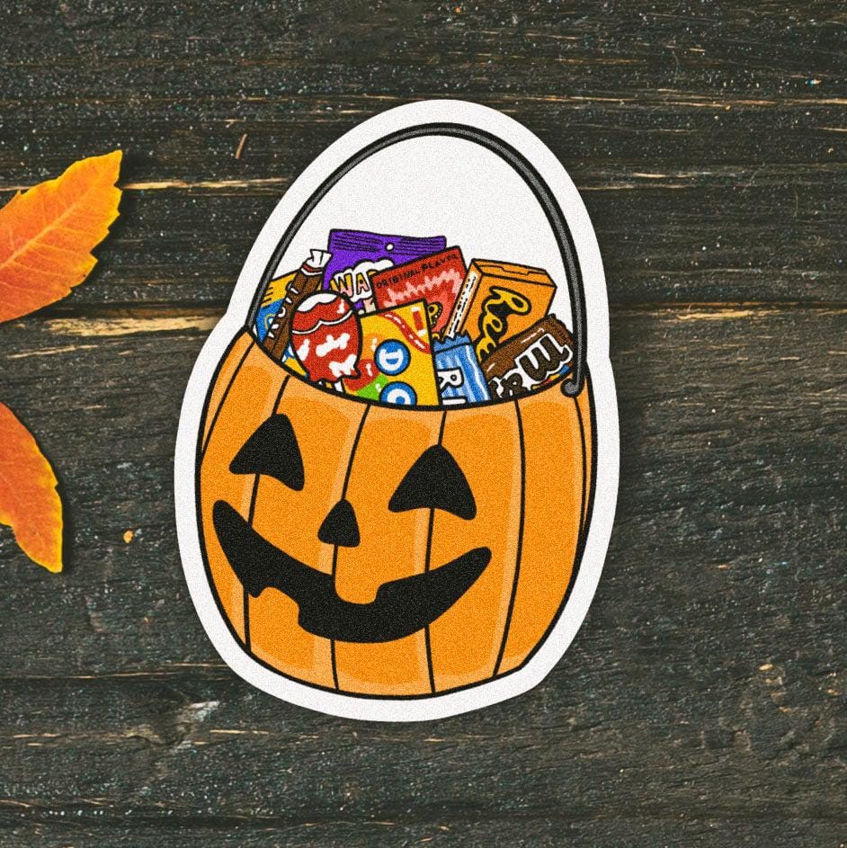  Halloween Bucket with Candy Sticker、mySite、elrpsem3k