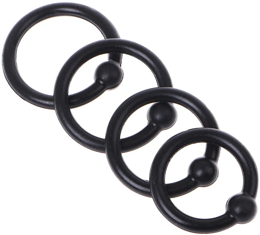 4 Pack Bulldog Flexible Silicone Cock Ring Set | Enhancer Combo | Climax delay、mySite、bottomscart