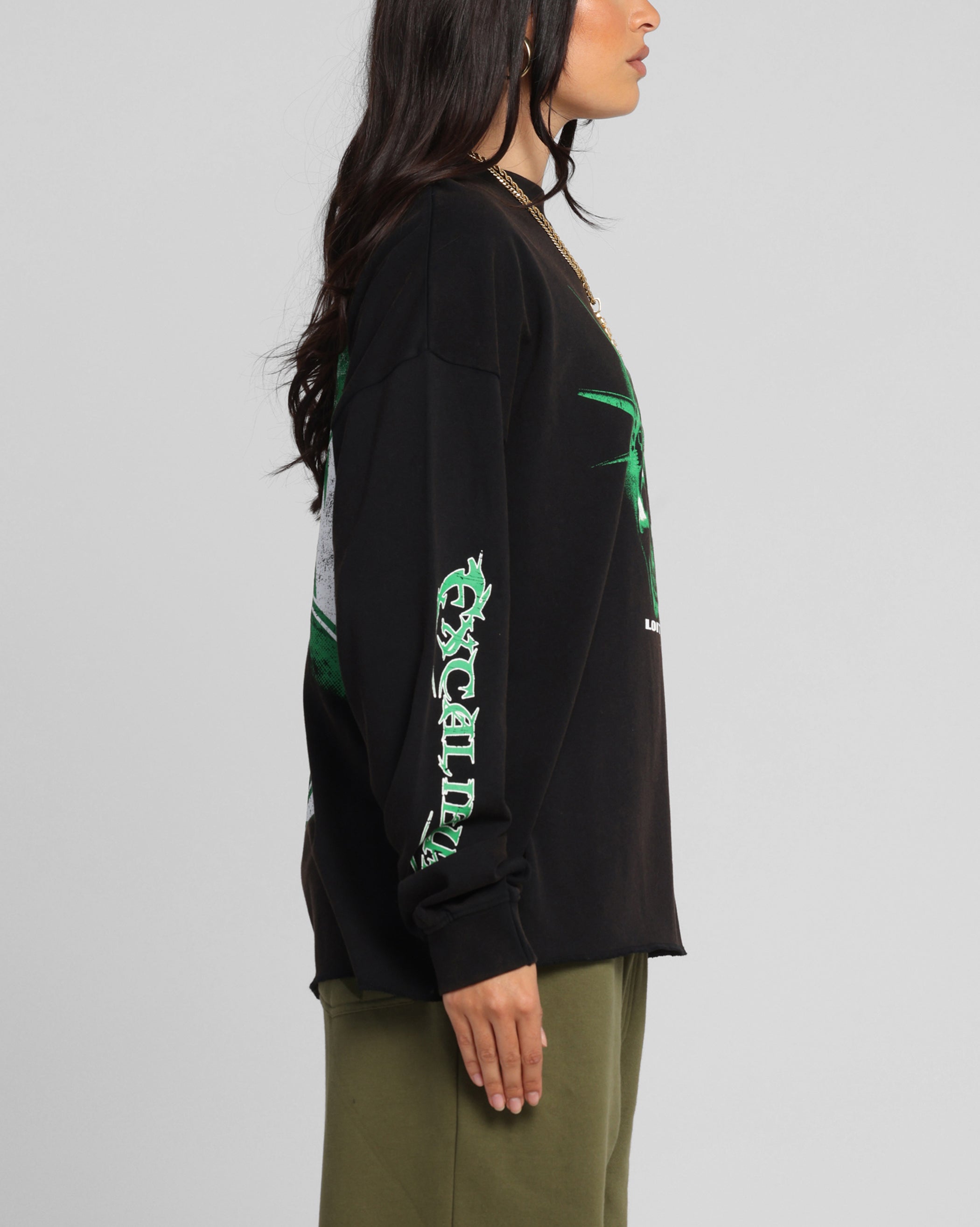 Loiter Liberty Long Sleeve T-Shirt Vintage Black、mySite、zt4zffjzw