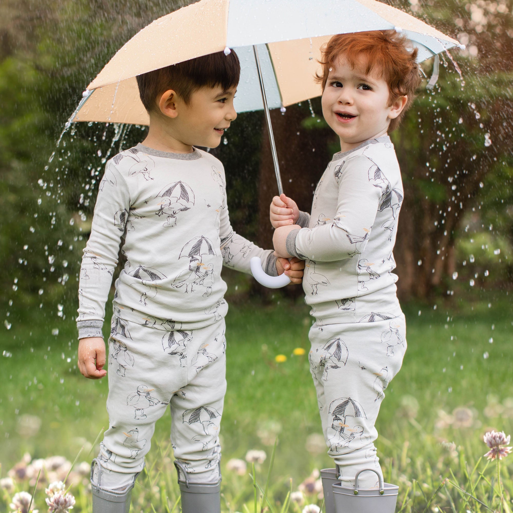  Silly Seagulls Organic Two-Piece Pajamas、mySite、layawaytickets