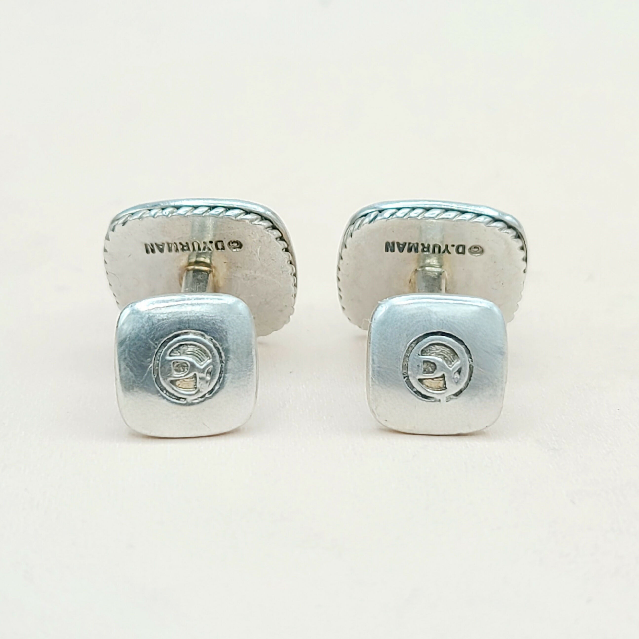 David Yurman Albion Cufflinks Black Mother of Pearl & Diamond、mySite、hinf8tx79