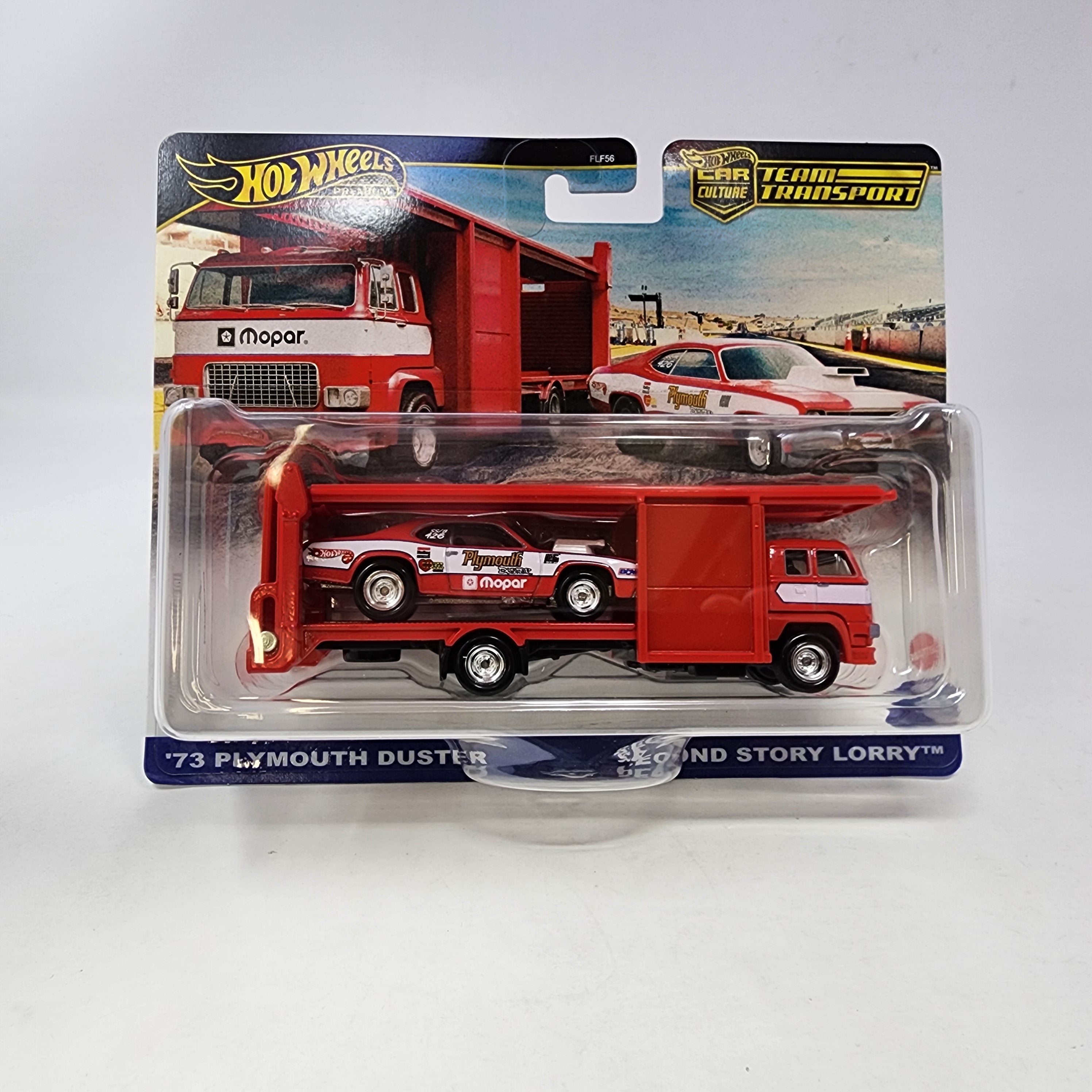 '73 Plymouth Duster & Second Story Lorry * 2025 Hot Wheels Team Transport Case G、mySite、hgirdovlk