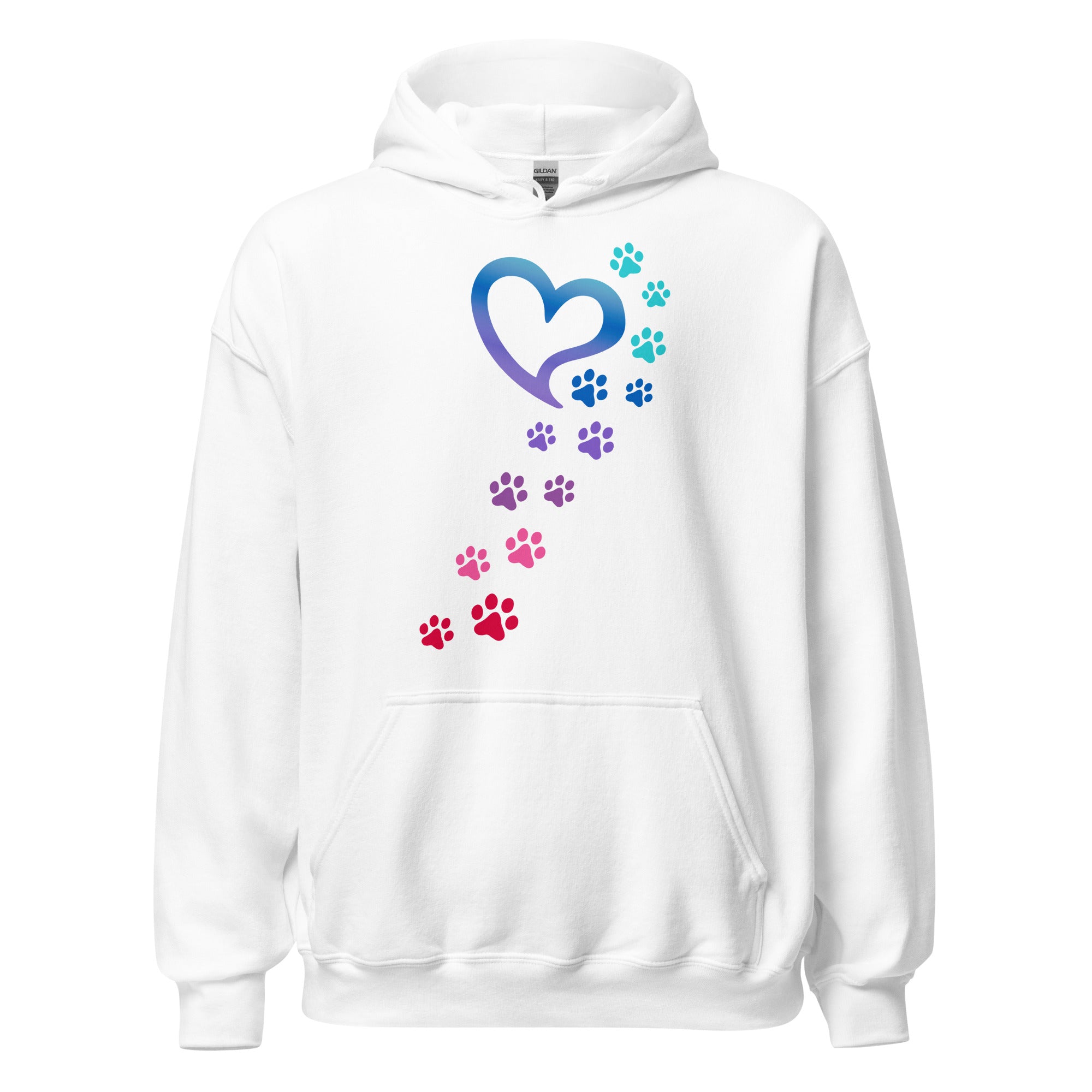 Rainbow Paws To My Heart Hoodie、mySite、camillekostekn