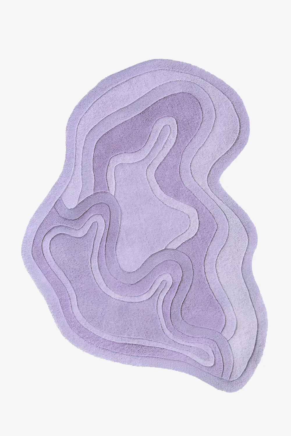 Rolling Tides Organic Shaped Hand Tufted Wool Rug、mySite、gigharbornorthrealestate
